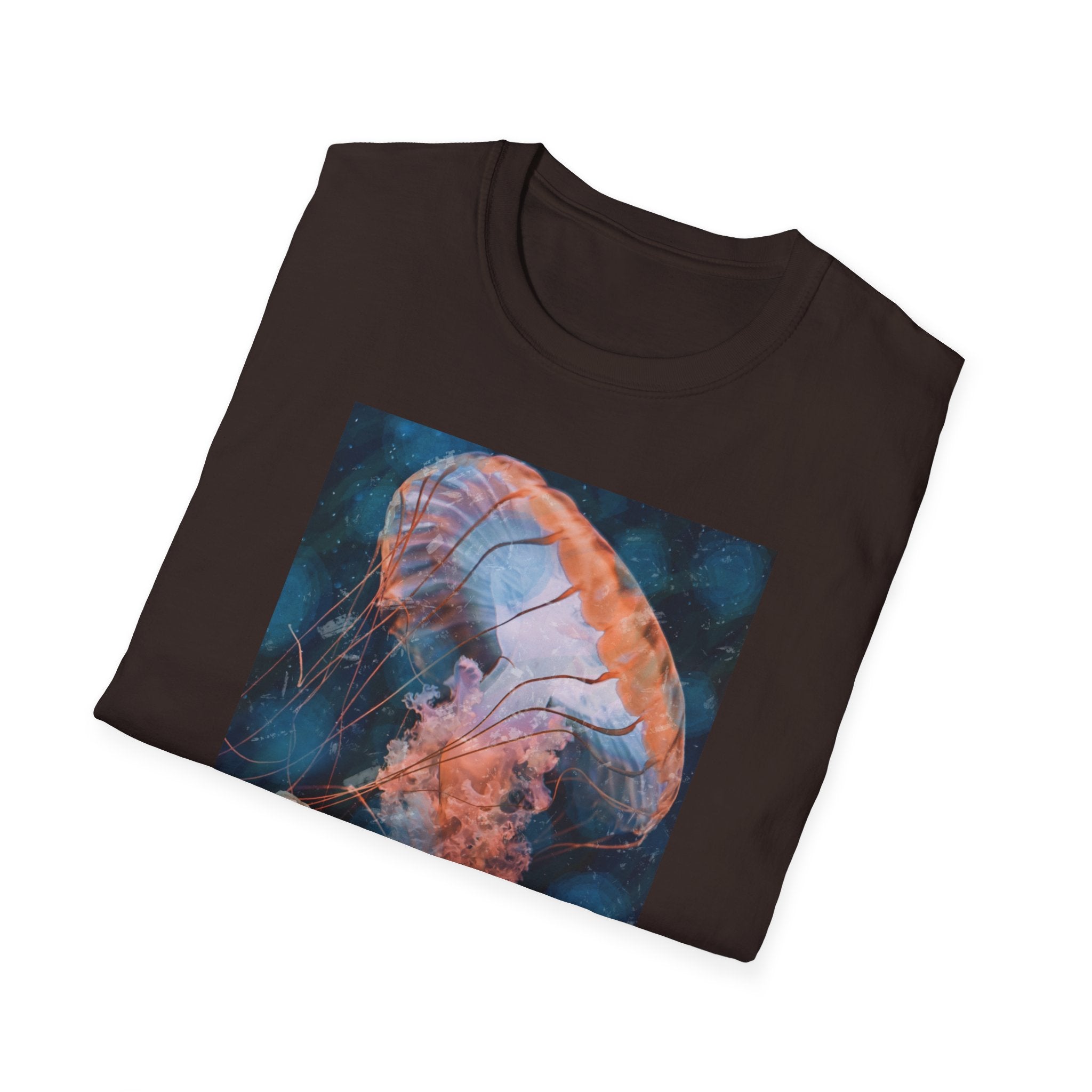 Raining Jellyfish - Unisex Softstyle T-Shirt