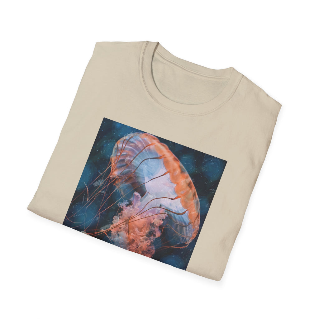 Raining Jellyfish - Unisex Softstyle T-Shirt