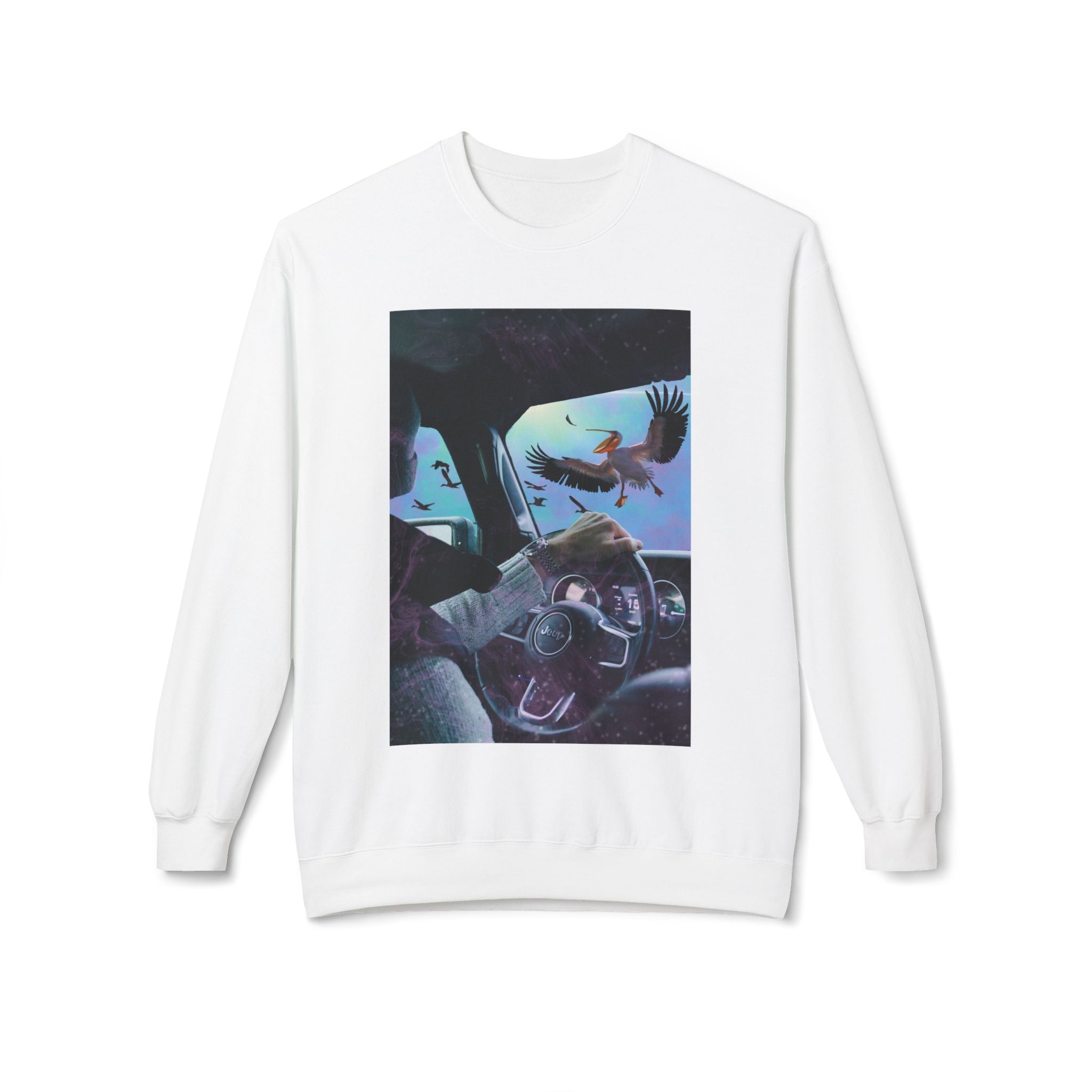 Surprise Visit - Unisex Midweight Softstyle Fleece Crewneck Sweatshirt