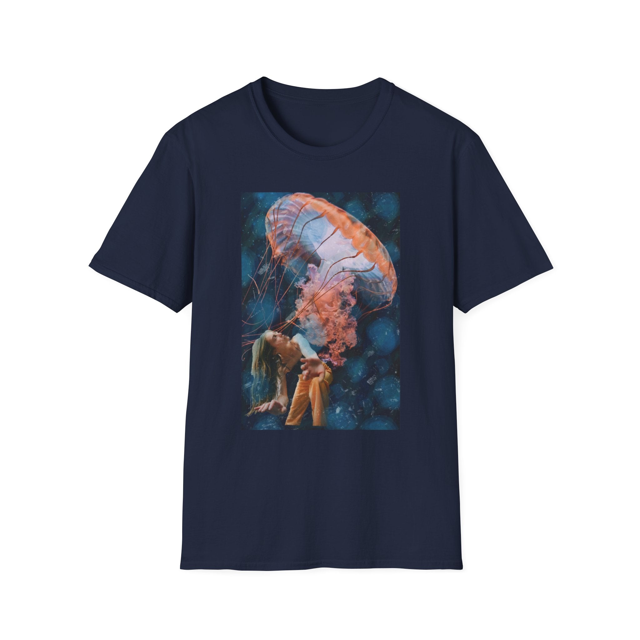 Raining Jellyfish - Unisex Softstyle T-Shirt