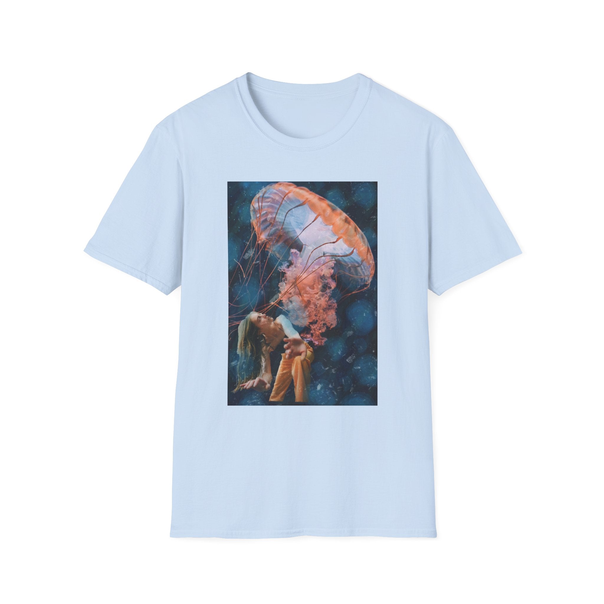 Raining Jellyfish - Unisex Softstyle T-Shirt