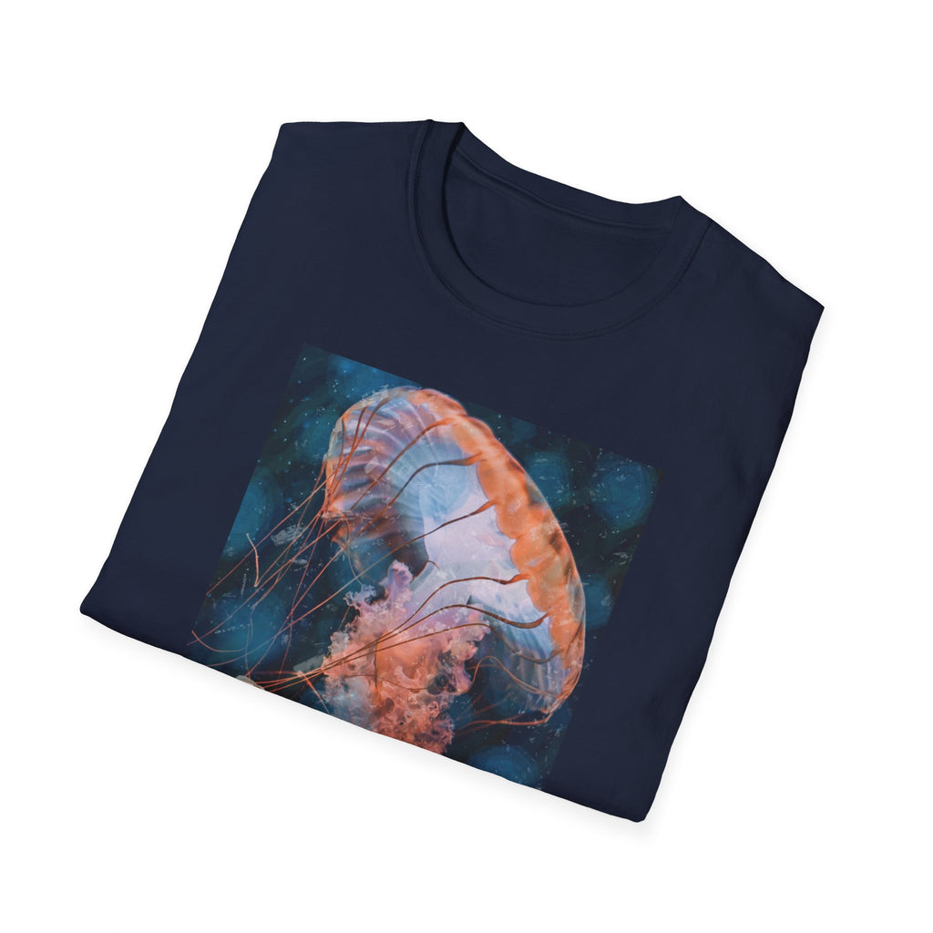 Raining Jellyfish - Unisex Softstyle T-Shirt