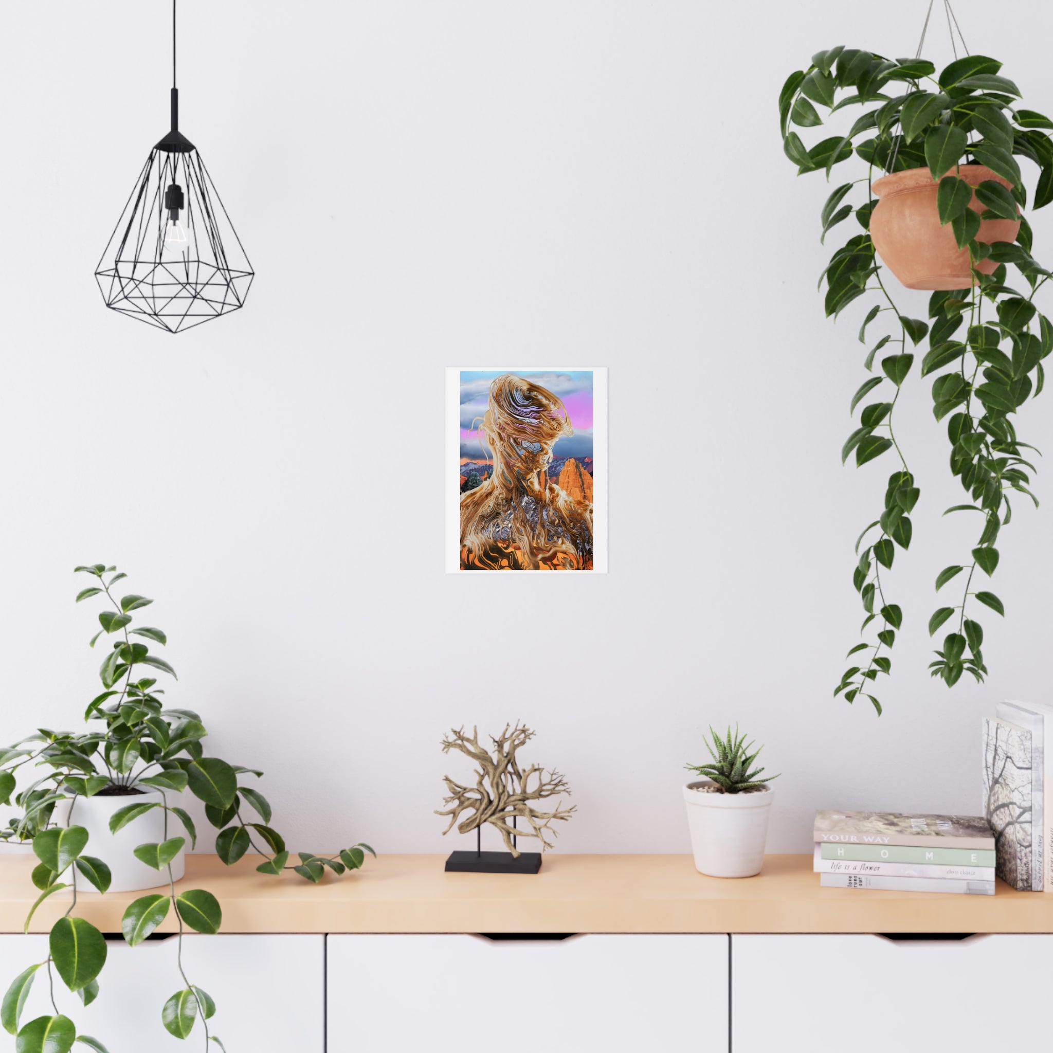 Squiggly Man - Matte Poster