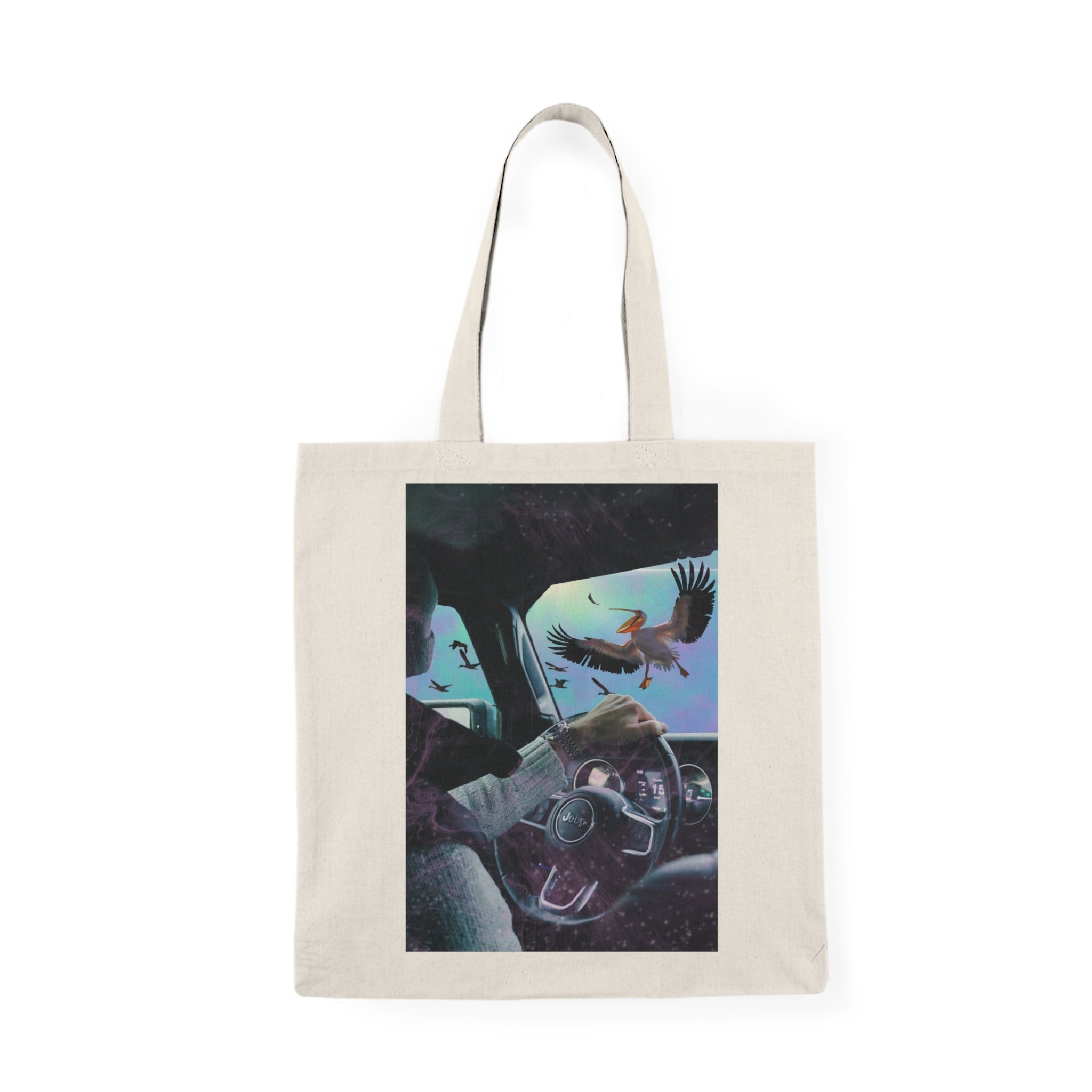 Surprise Visit - Natural Tote Bag