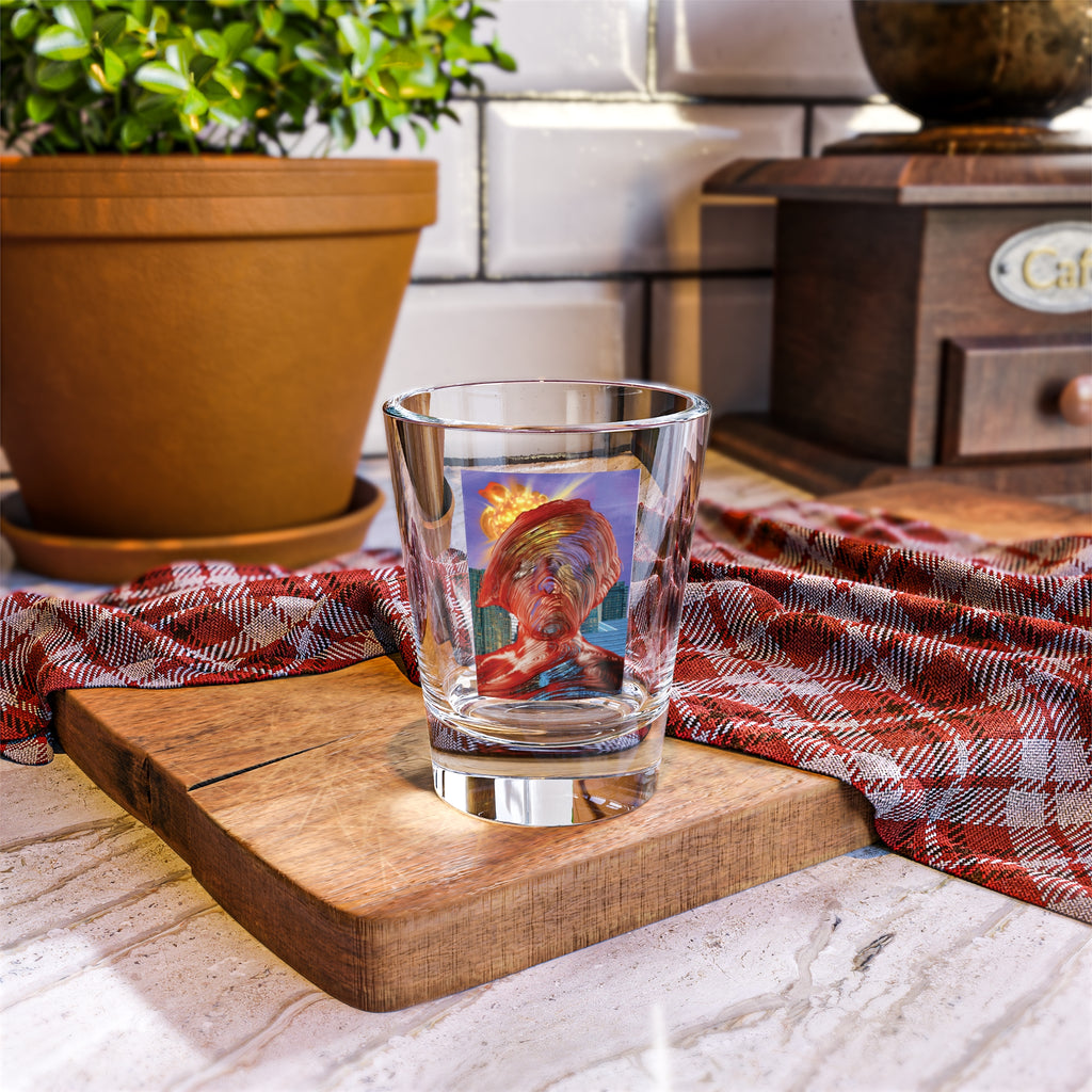 Swirly Man - Shot Glass, 1.5oz