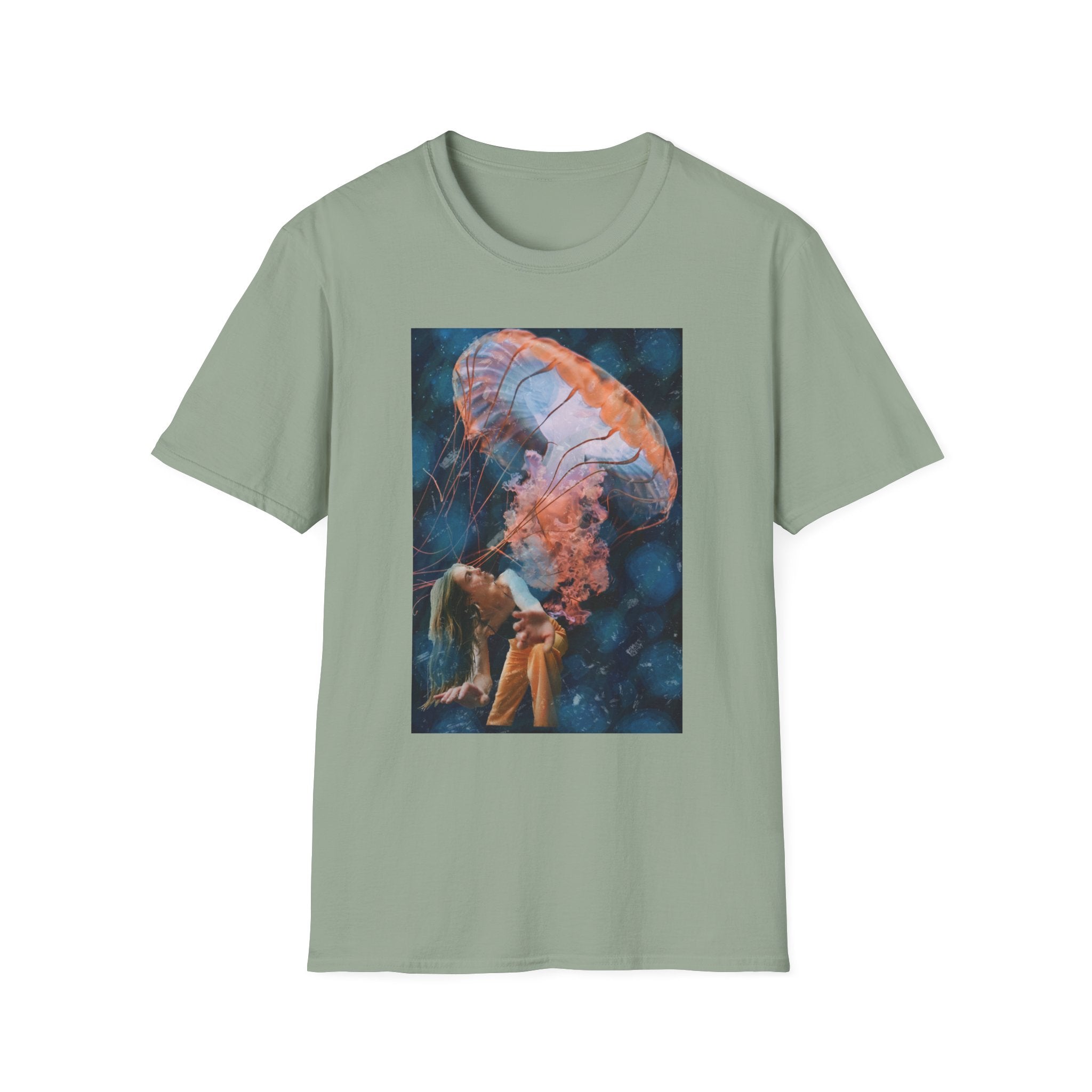 Raining Jellyfish - Unisex Softstyle T-Shirt