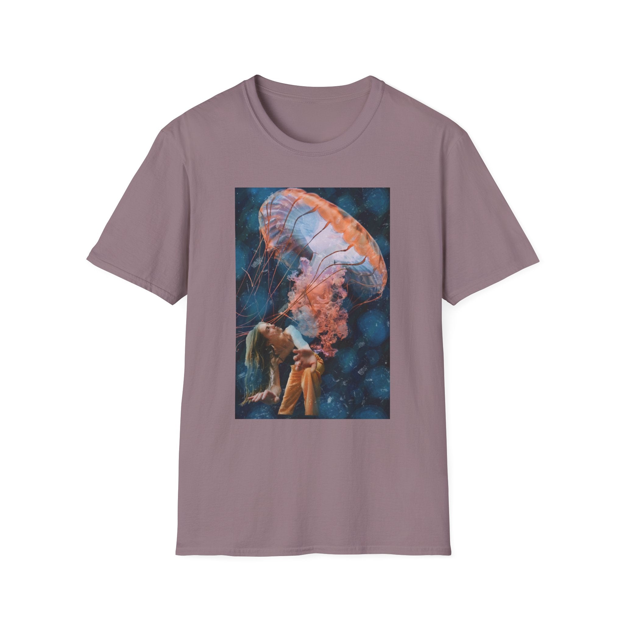 Raining Jellyfish - Unisex Softstyle T-Shirt