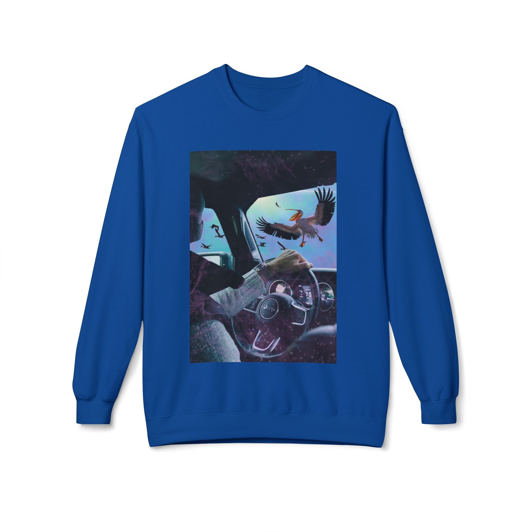 Surprise Visit - Unisex Midweight Softstyle Fleece Crewneck Sweatshirt