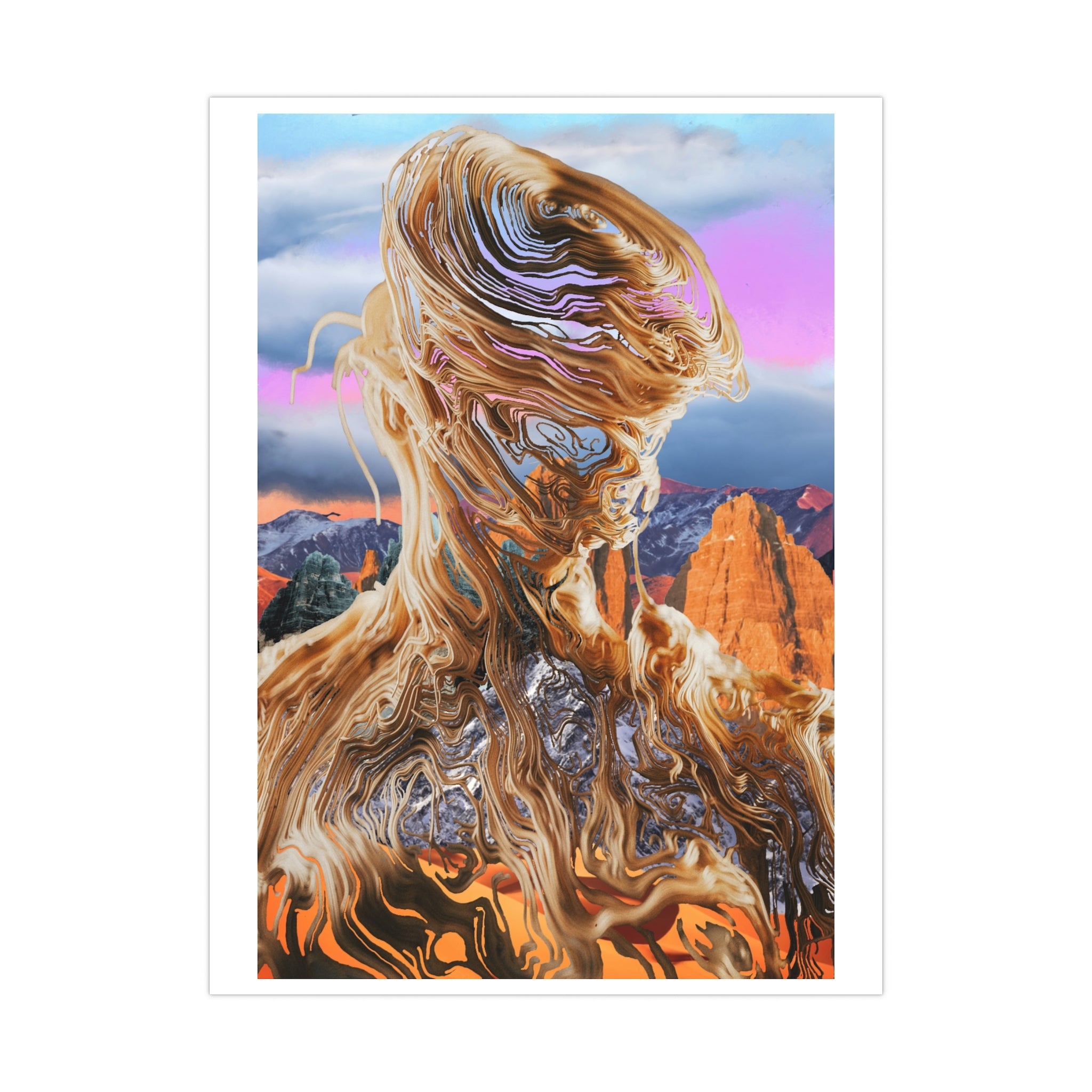 Squiggly Man - Matte Poster