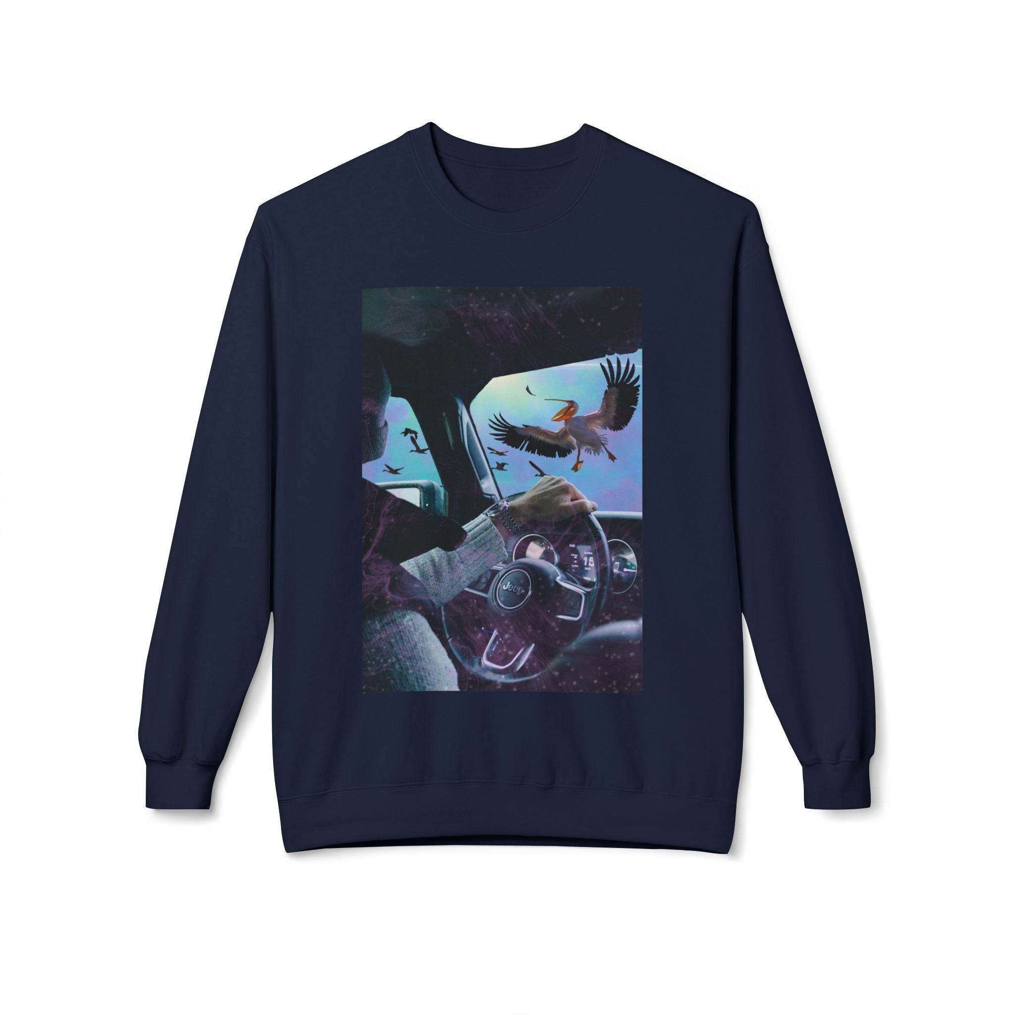 Surprise Visit - Unisex Midweight Softstyle Fleece Crewneck Sweatshirt