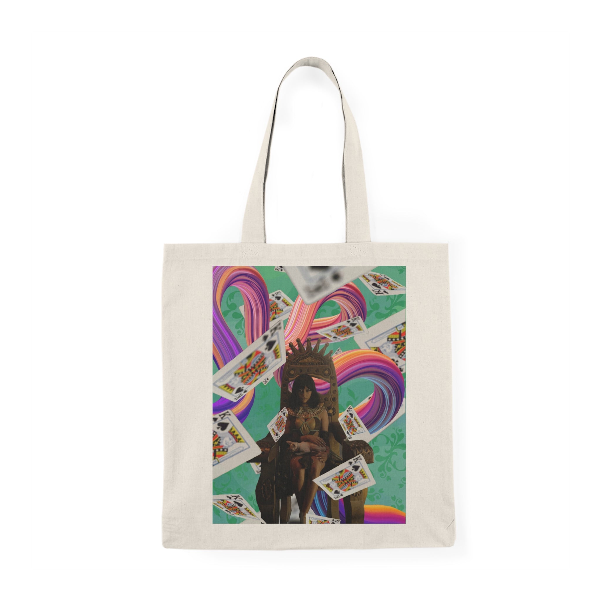 Bow To The Queen - Natural Tote Bag