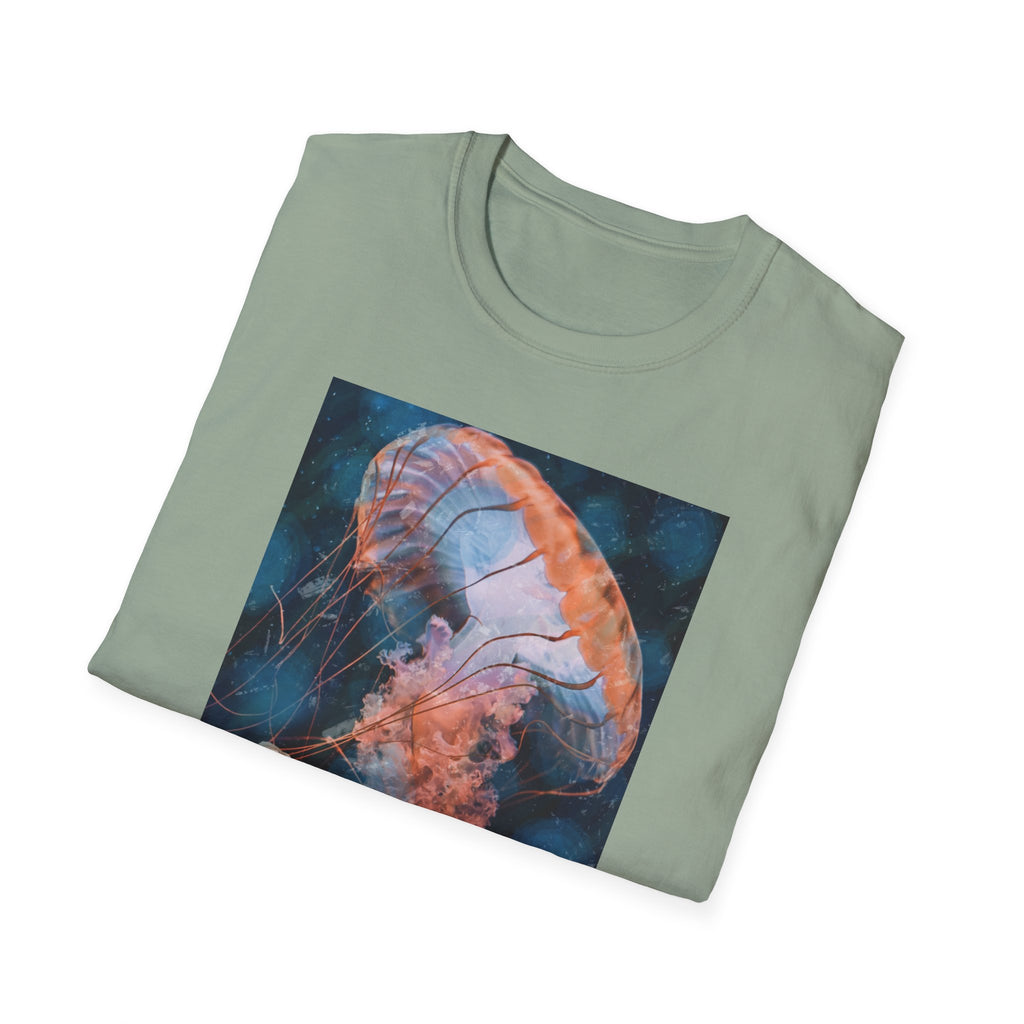 Raining Jellyfish - Unisex Softstyle T-Shirt