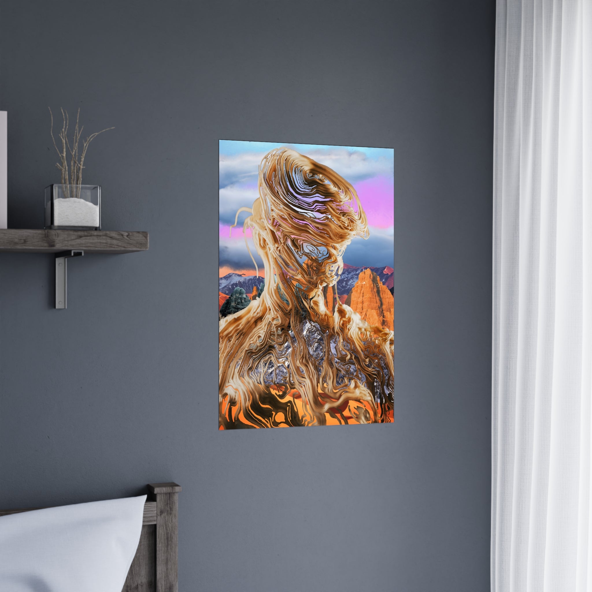 Squiggly Man - Matte Poster