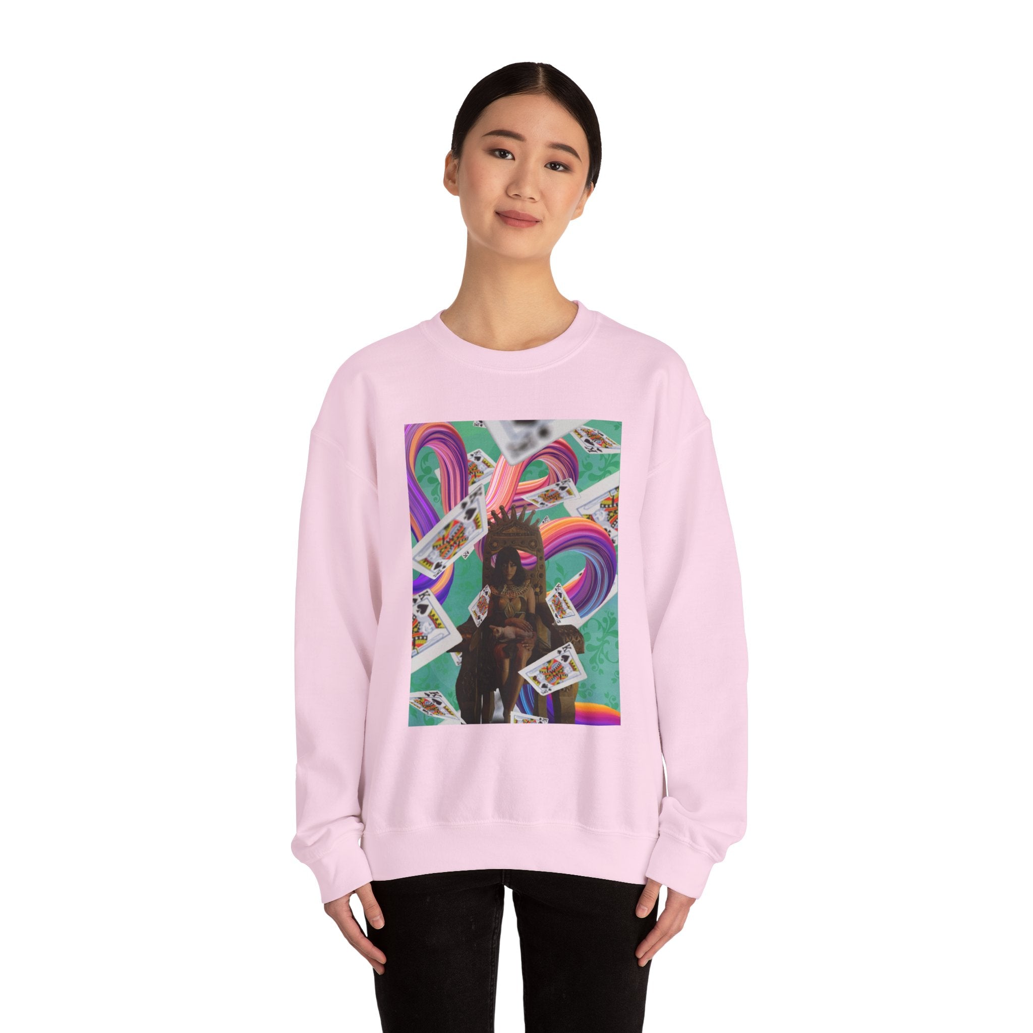 Bow To The Queen - Unisex Heavy Blend™ Crewneck Sweatshirt