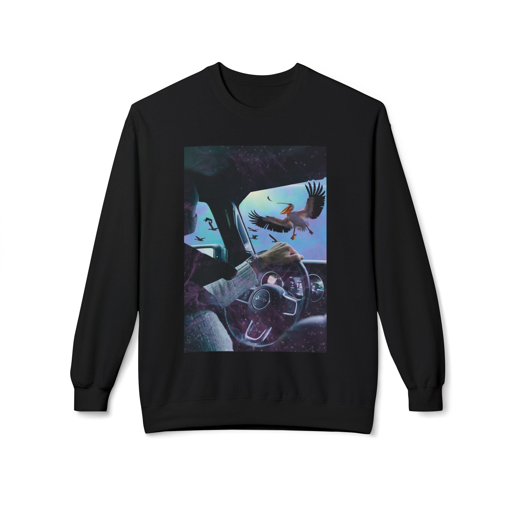 Surprise Visit - Unisex Midweight Softstyle Fleece Crewneck Sweatshirt