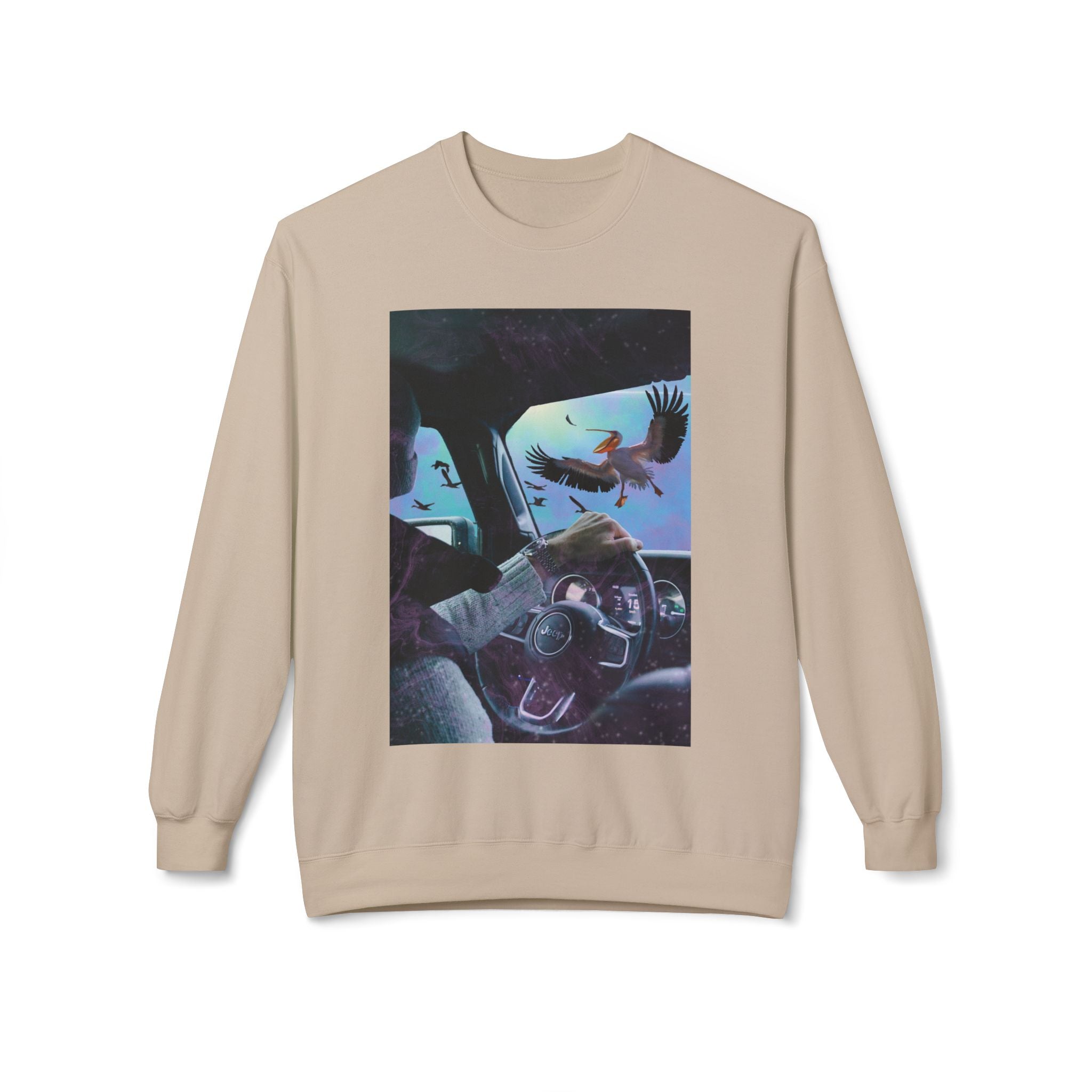 Surprise Visit - Unisex Midweight Softstyle Fleece Crewneck Sweatshirt