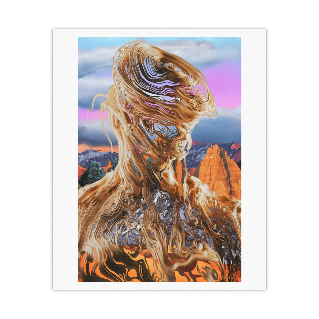 Squiggly Man - Matte Poster