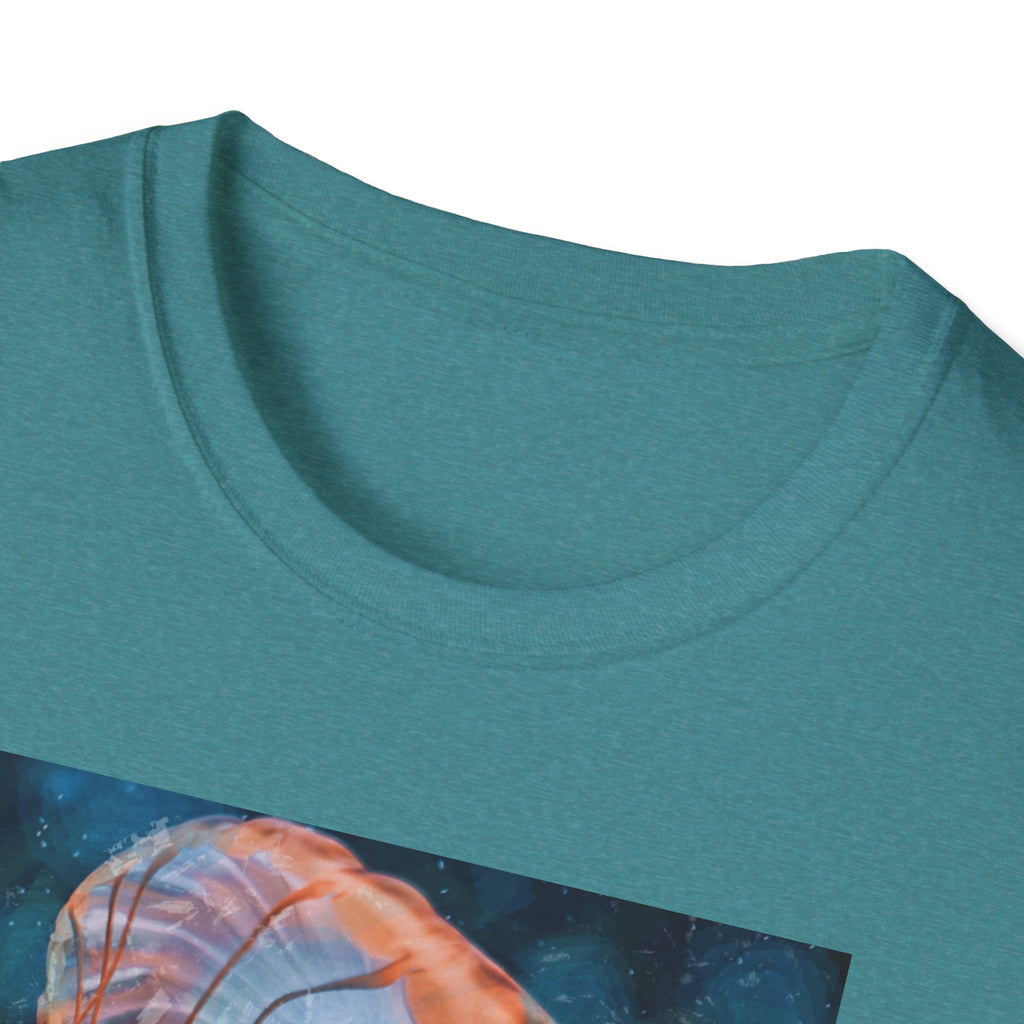 Raining Jellyfish - Unisex Softstyle T-Shirt
