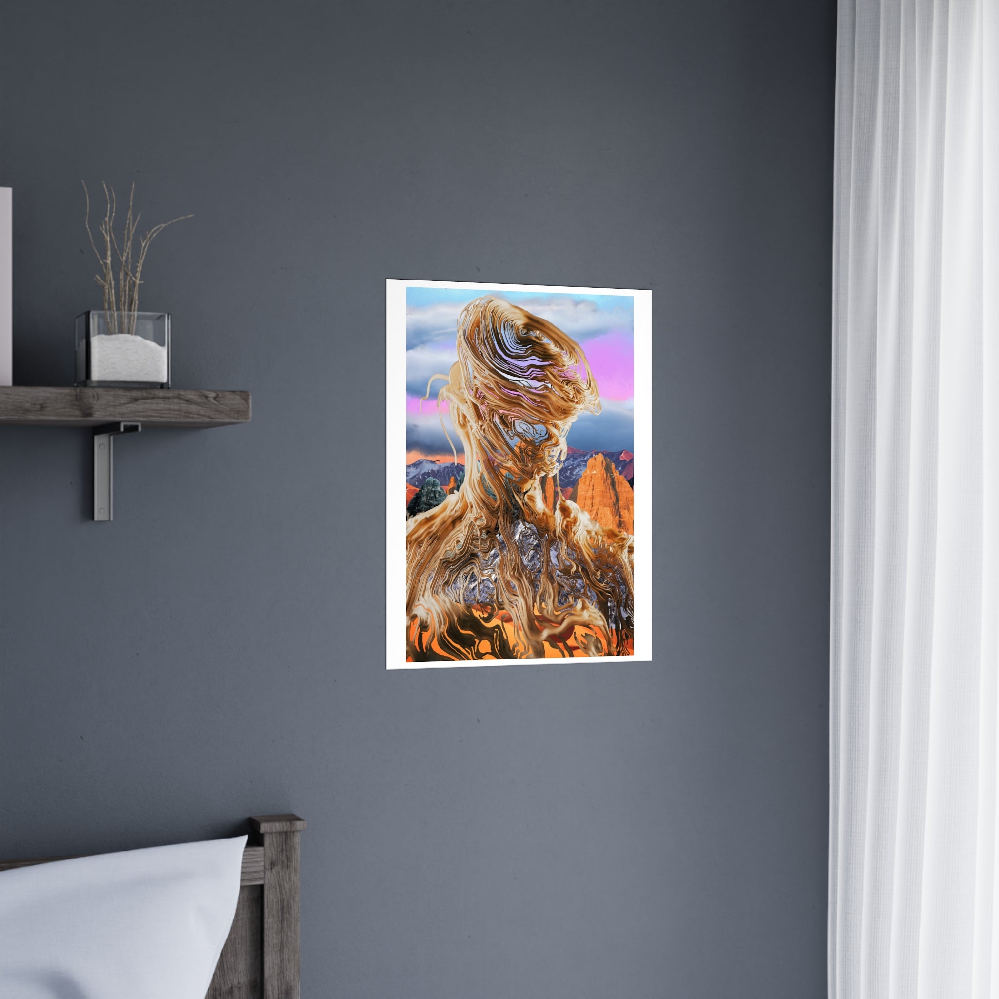 Squiggly Man - Matte Poster