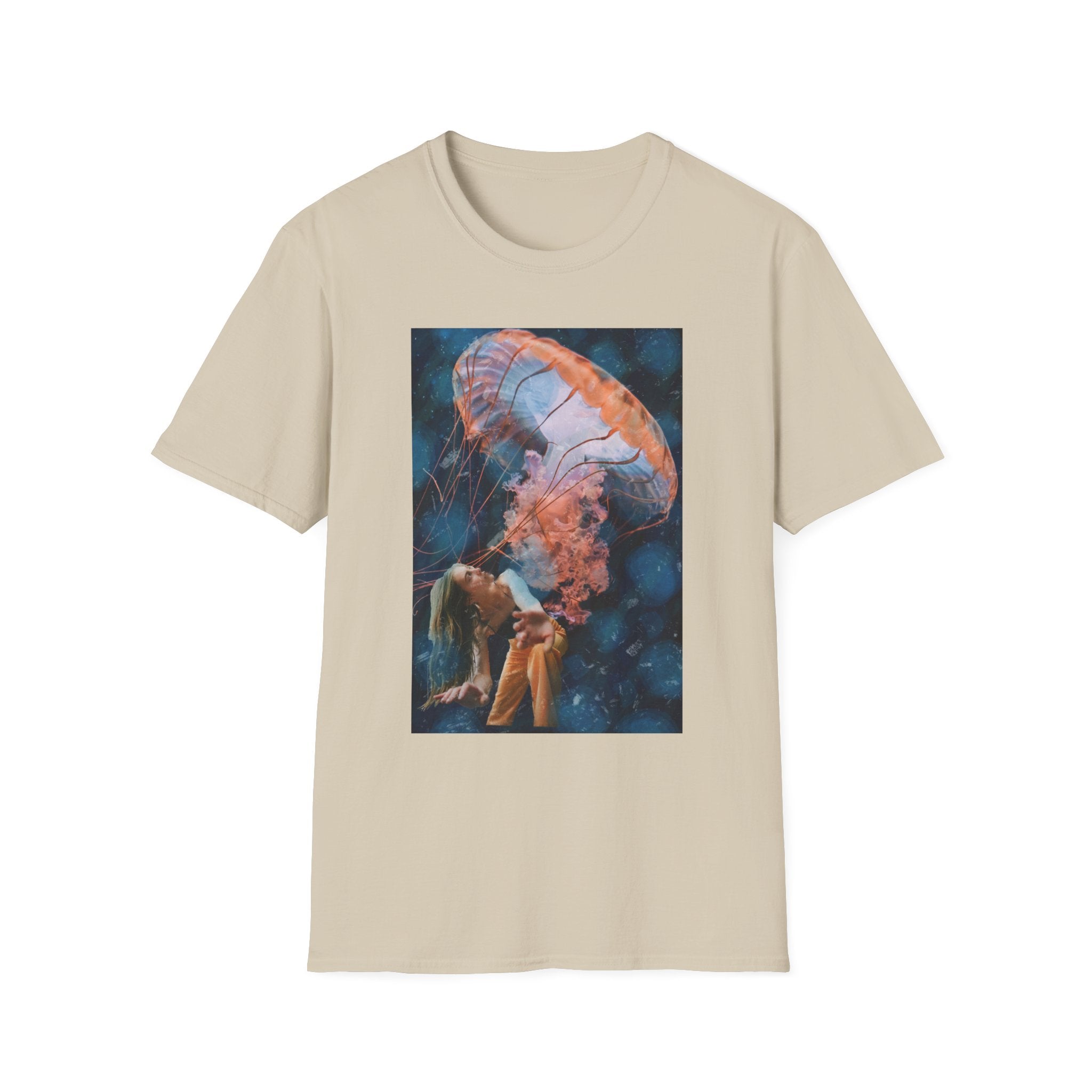 Raining Jellyfish - Unisex Softstyle T-Shirt
