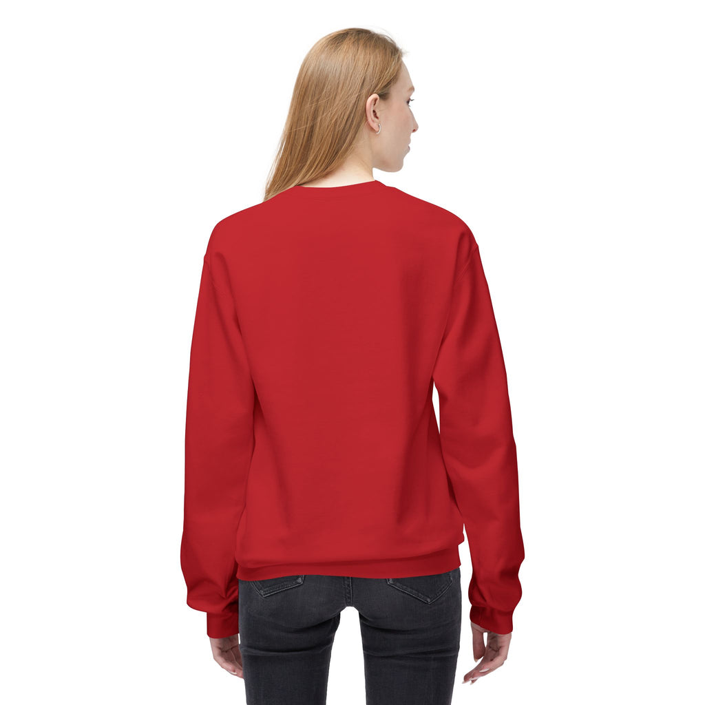 Swirly Man - Unisex Midweight Softstyle Fleece Crewneck Sweatshirt