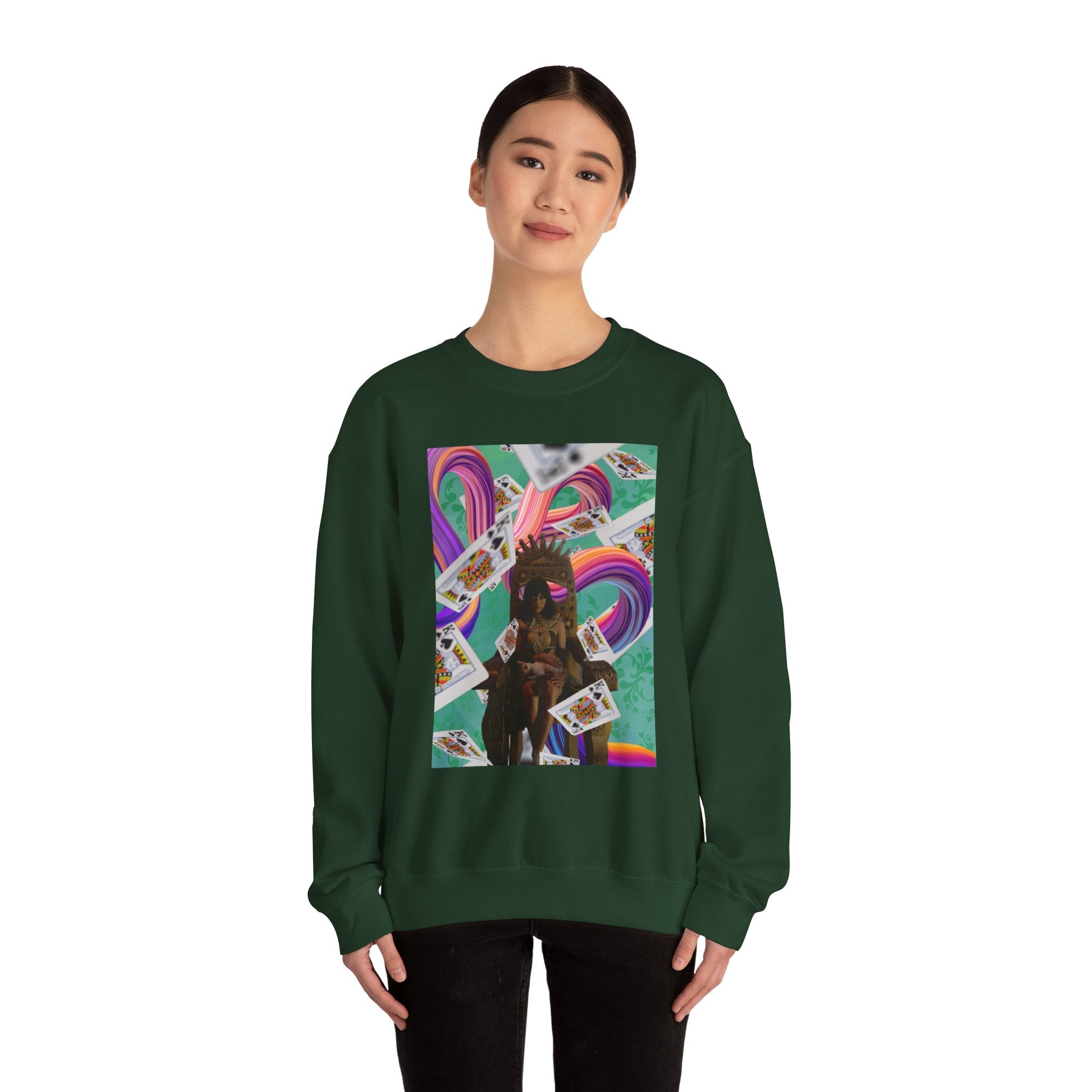 Bow To The Queen - Unisex Heavy Blend™ Crewneck Sweatshirt