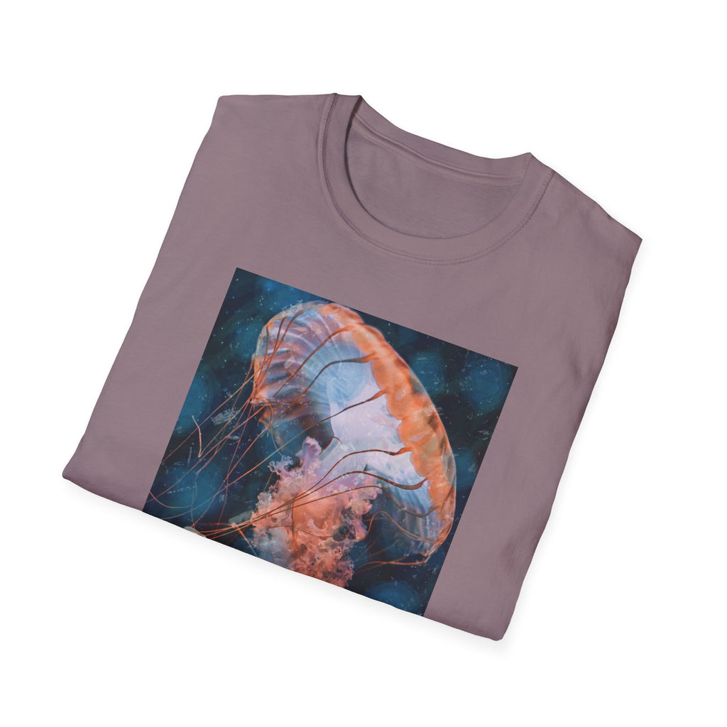 Raining Jellyfish - Unisex Softstyle T-Shirt