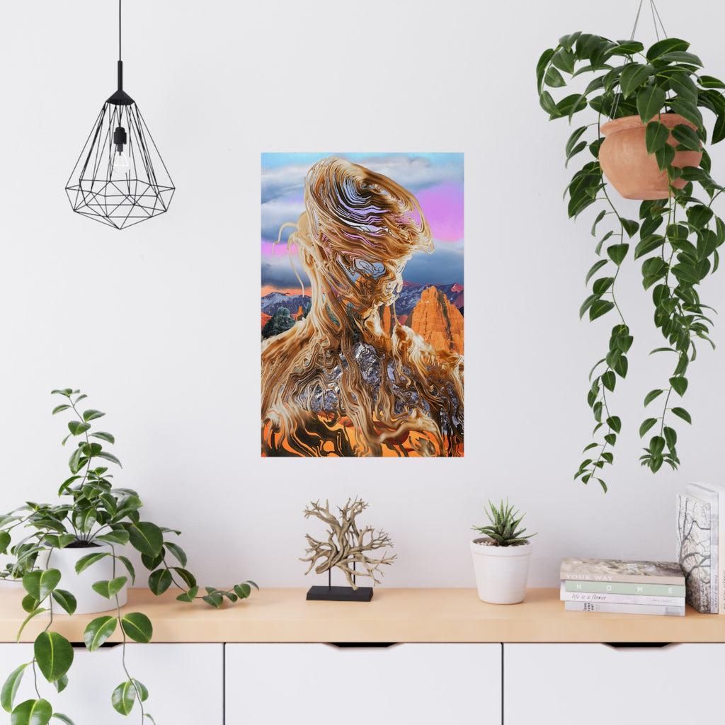 Squiggly Man - Matte Poster