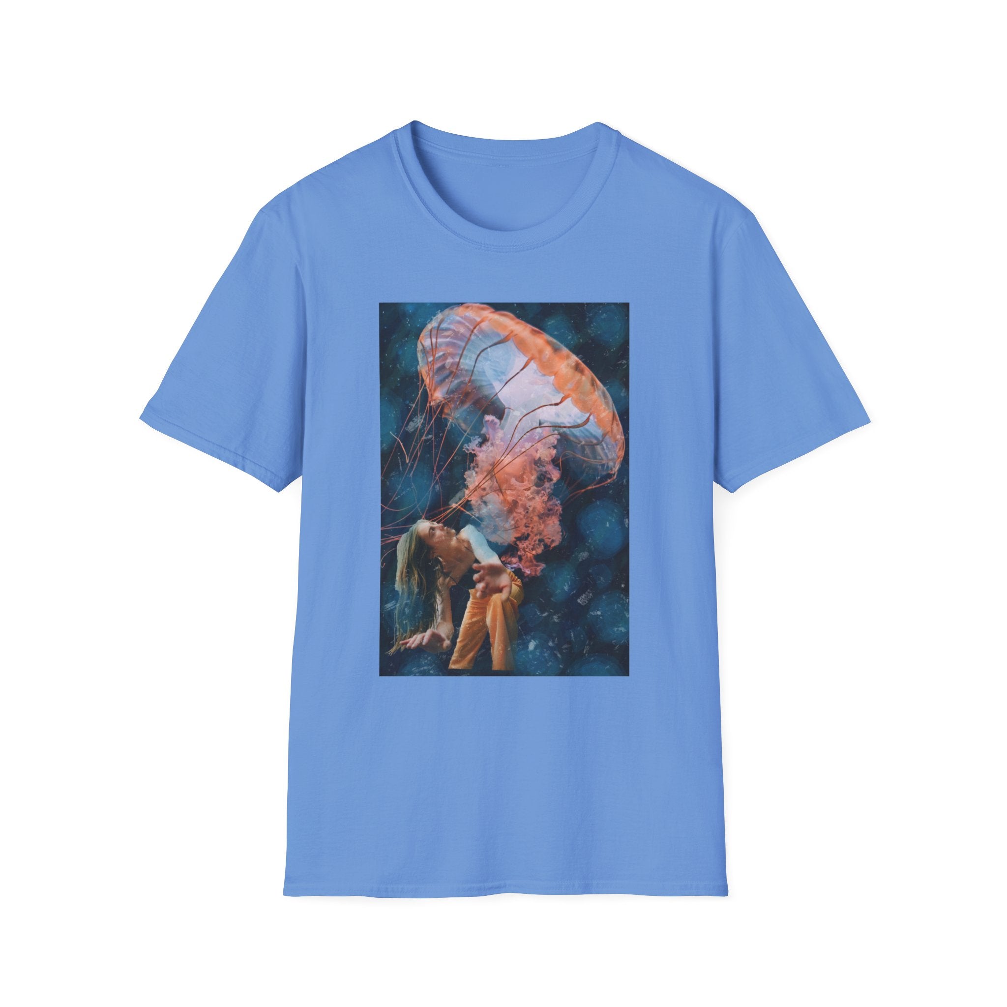 Raining Jellyfish - Unisex Softstyle T-Shirt