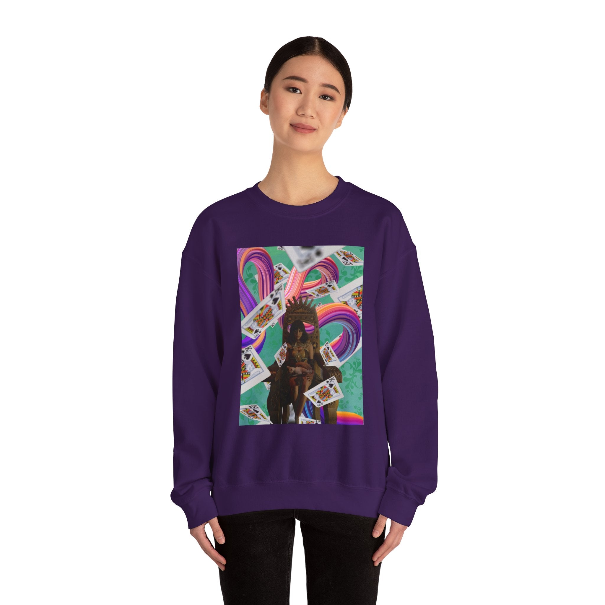 Bow To The Queen - Unisex Heavy Blend™ Crewneck Sweatshirt