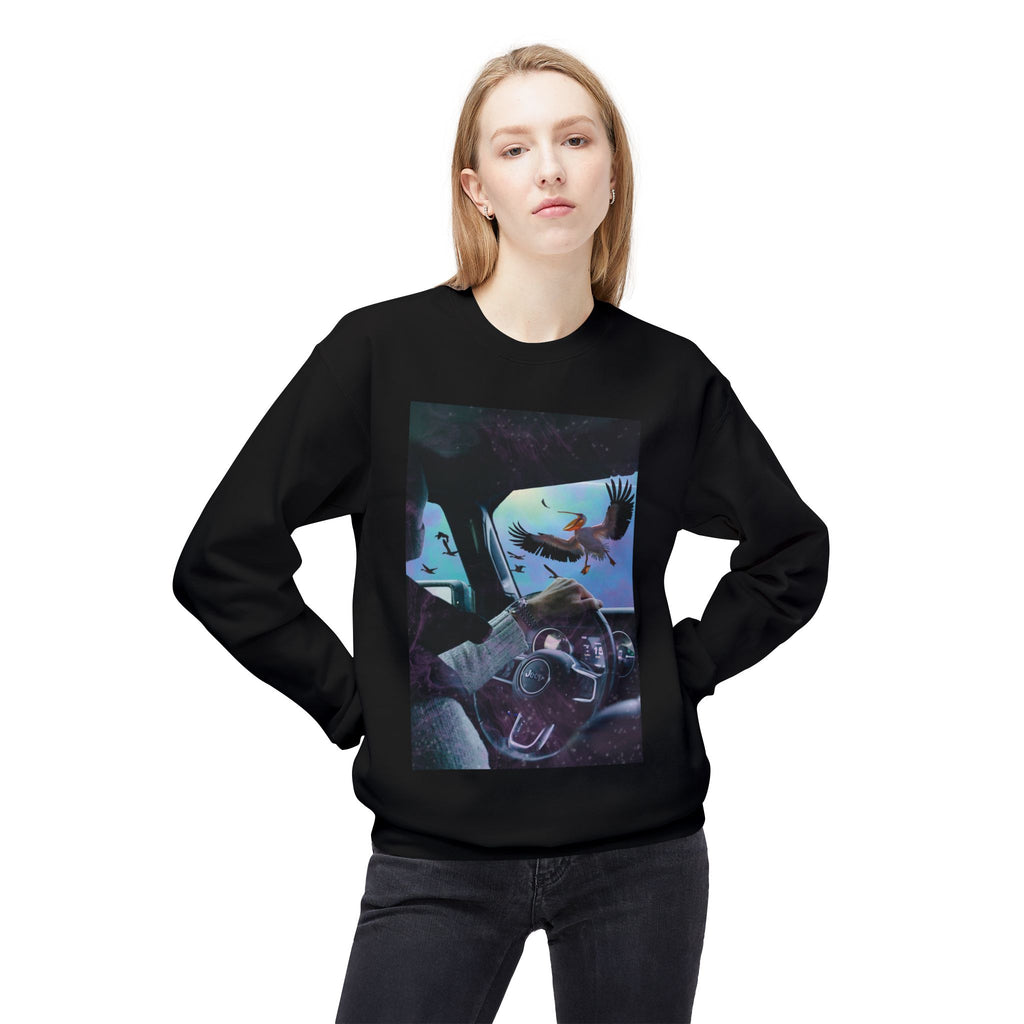 Surprise Visit - Unisex Midweight Softstyle Fleece Crewneck Sweatshirt