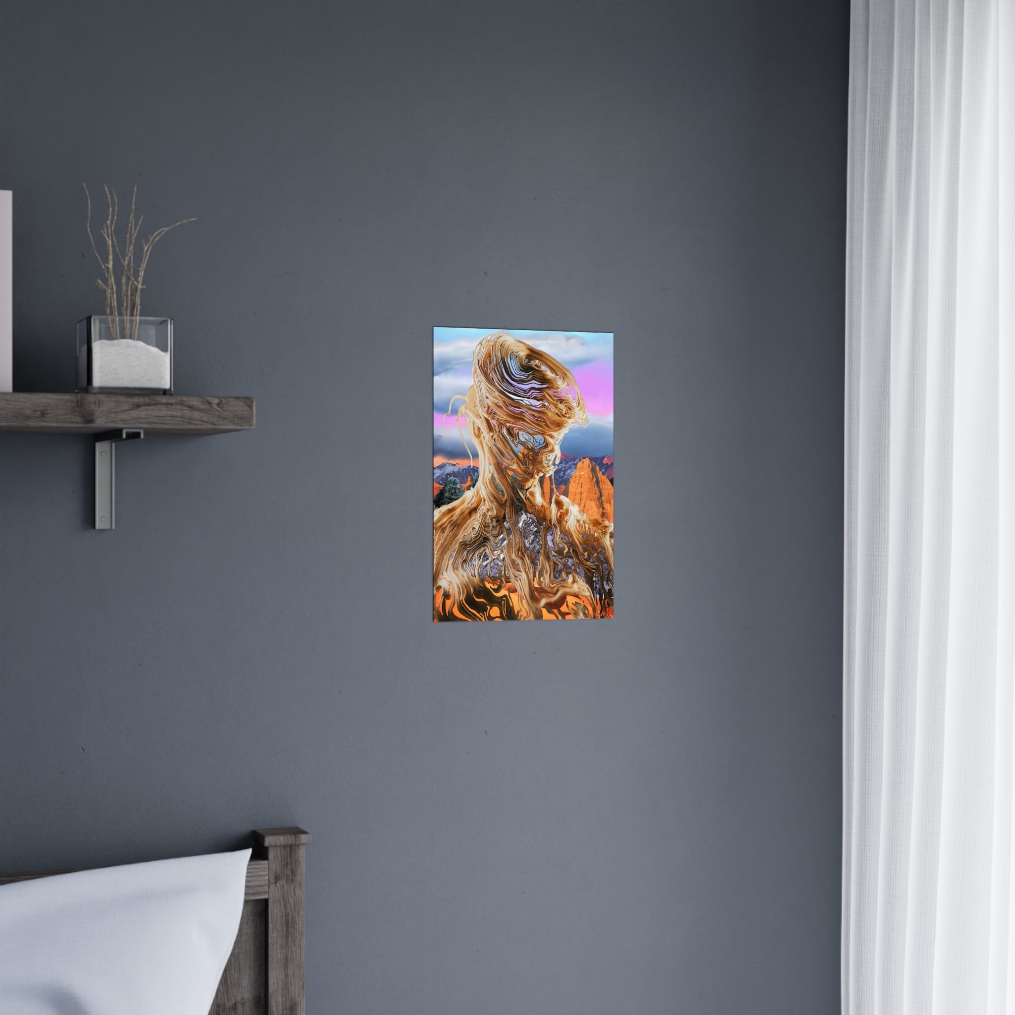 Squiggly Man - Matte Poster