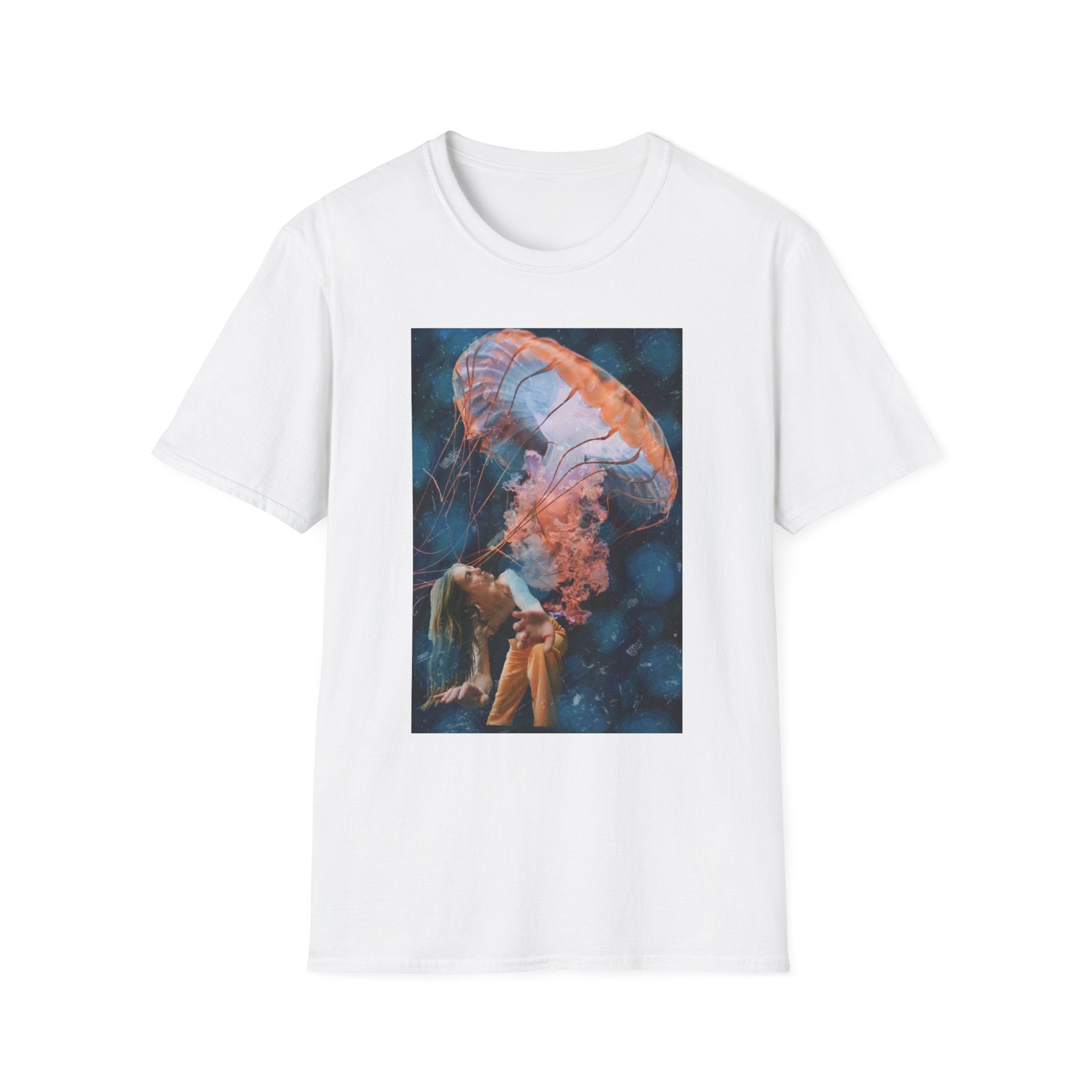 Raining Jellyfish - Unisex Softstyle T-Shirt