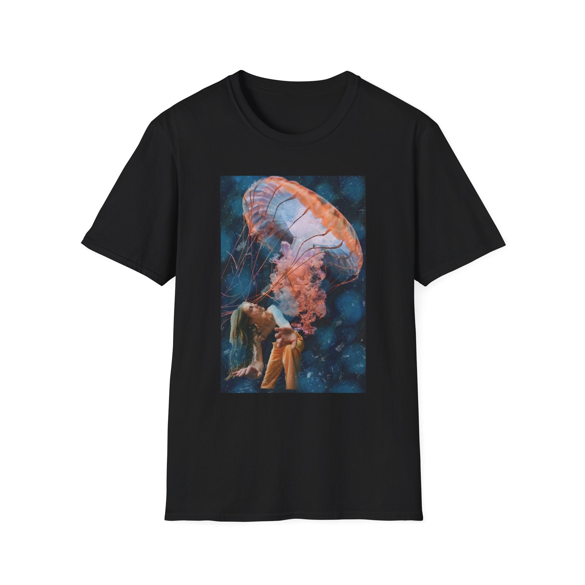 Raining Jellyfish - Unisex Softstyle T-Shirt