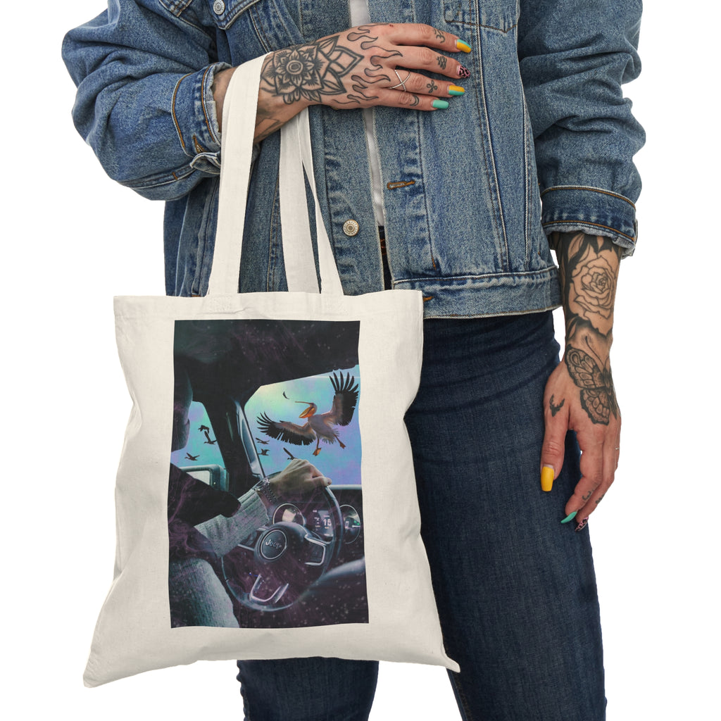 Surprise Visit - Natural Tote Bag