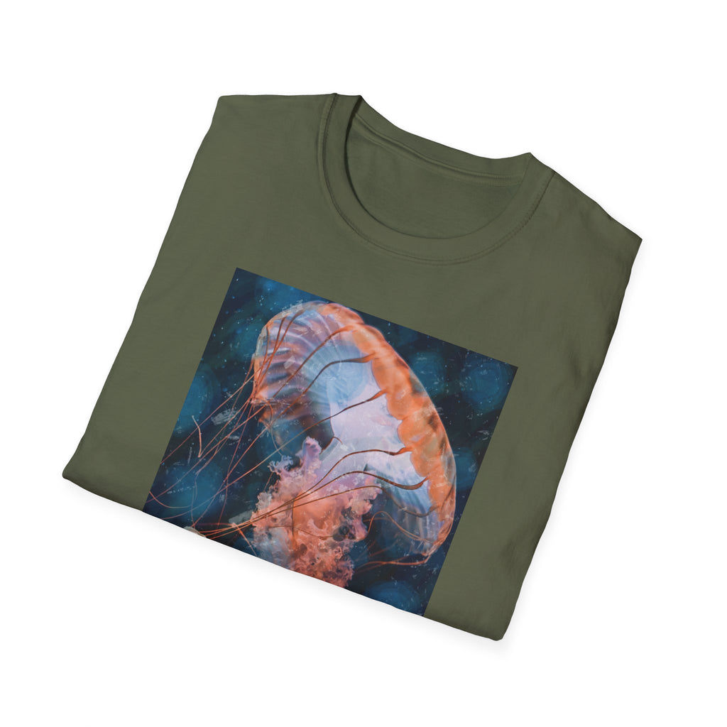 Raining Jellyfish - Unisex Softstyle T-Shirt
