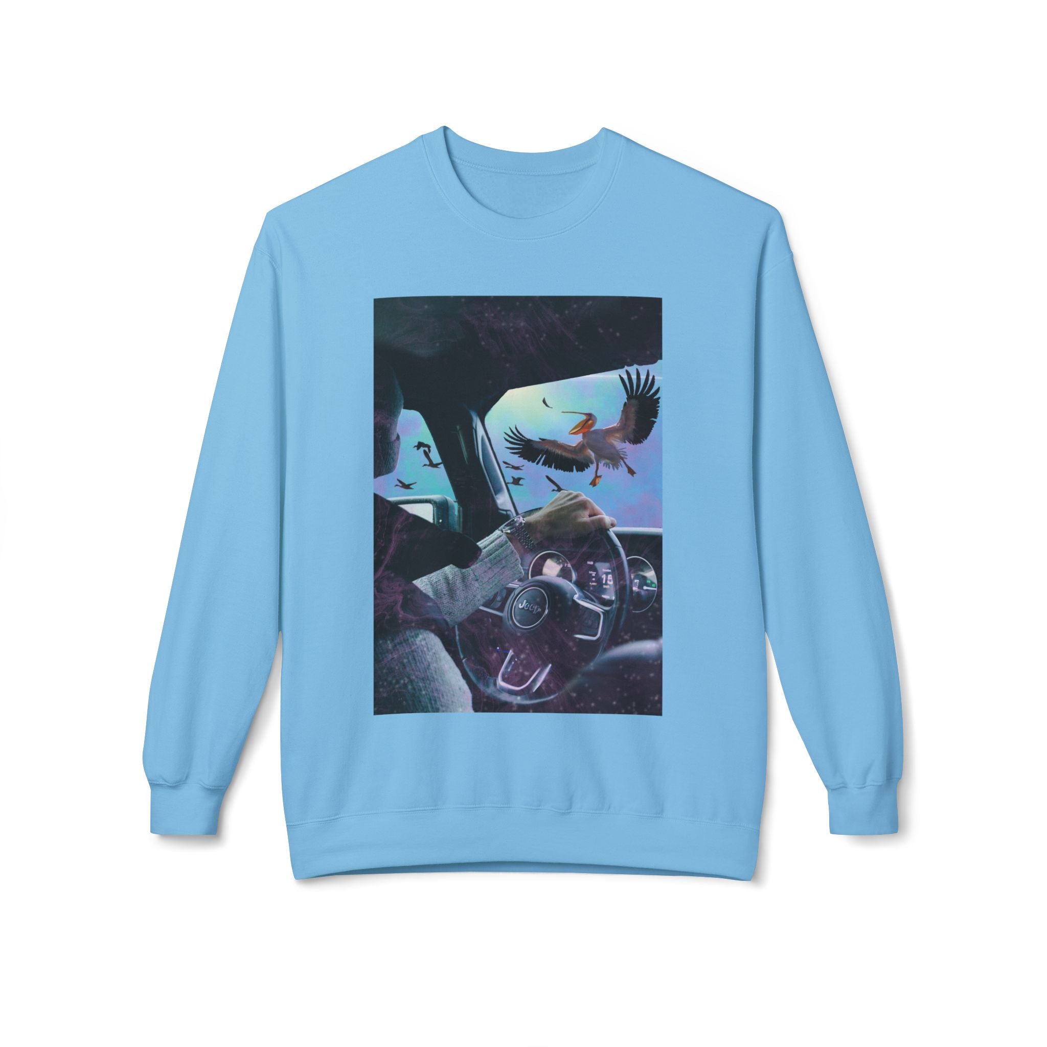 Surprise Visit - Unisex Midweight Softstyle Fleece Crewneck Sweatshirt