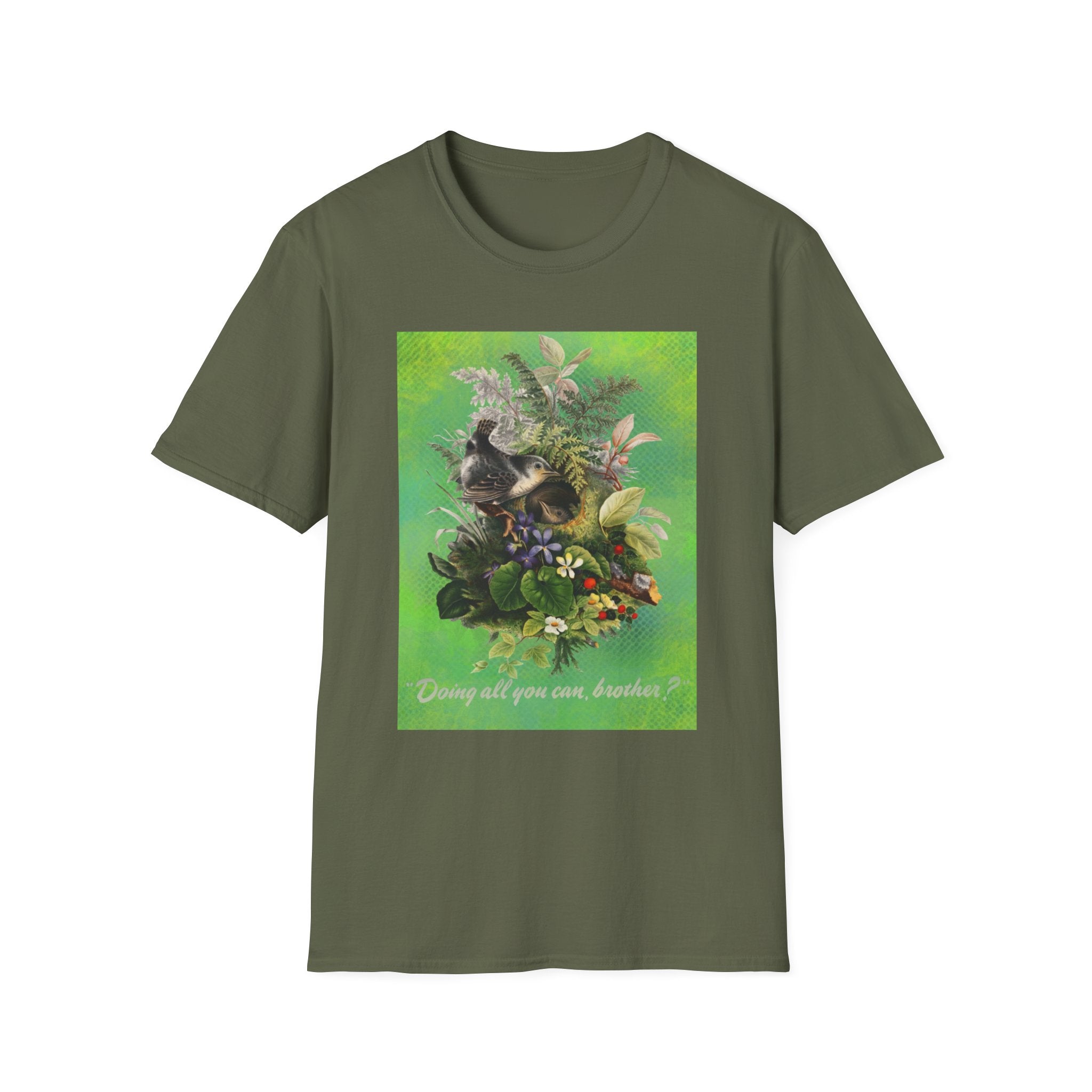 Doing All You Can Brother? - Unisex Softstyle T-Shirt