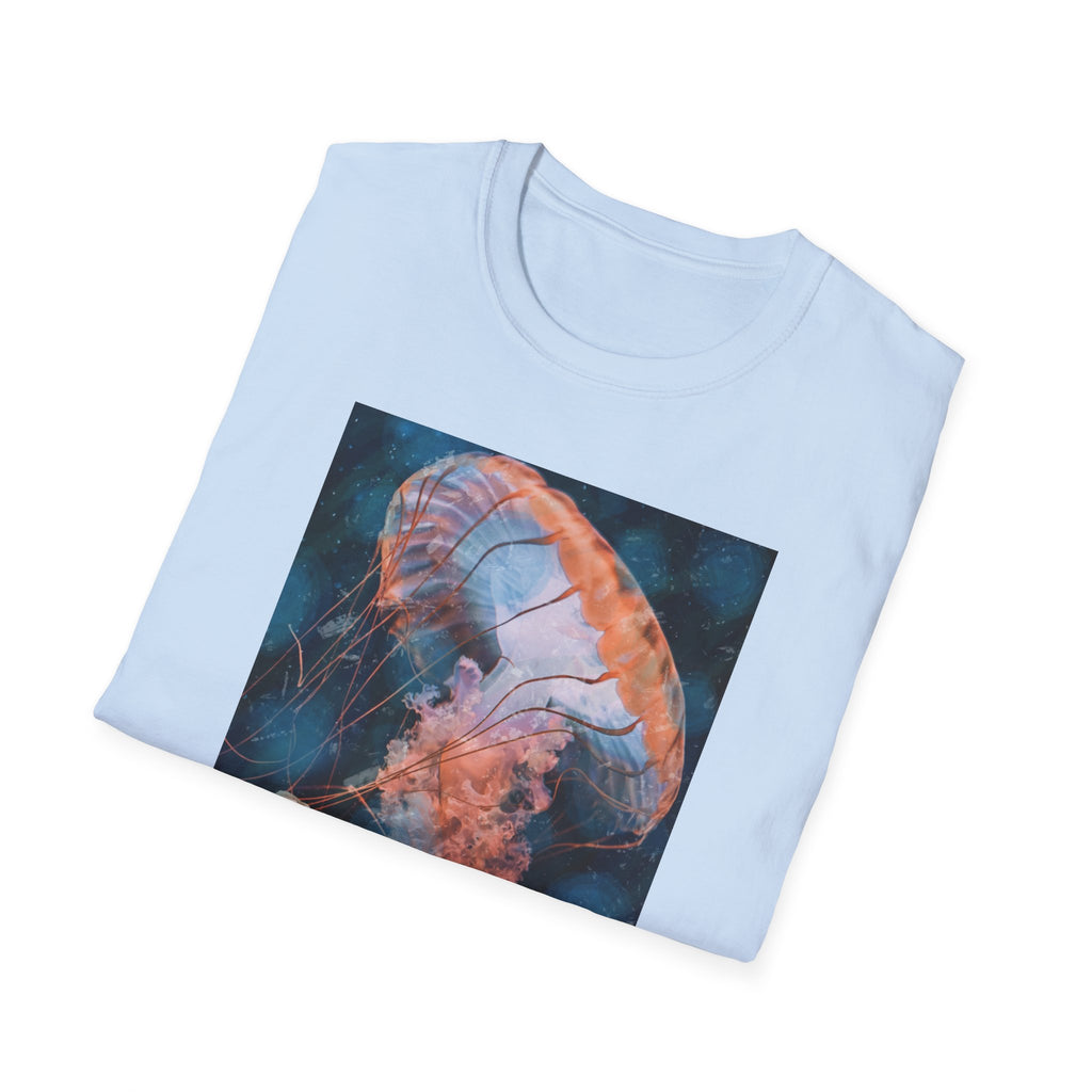 Raining Jellyfish - Unisex Softstyle T-Shirt