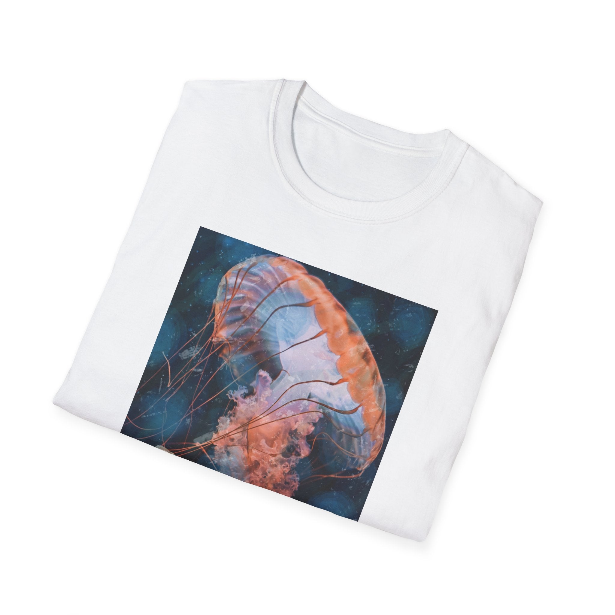 Raining Jellyfish - Unisex Softstyle T-Shirt