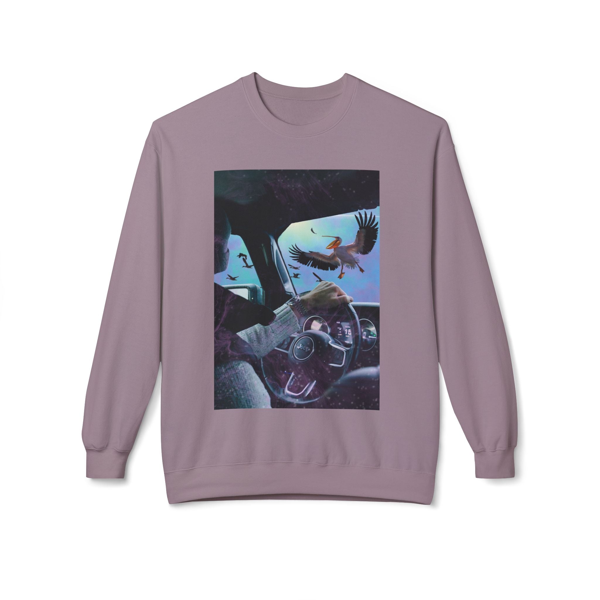 Surprise Visit - Unisex Midweight Softstyle Fleece Crewneck Sweatshirt