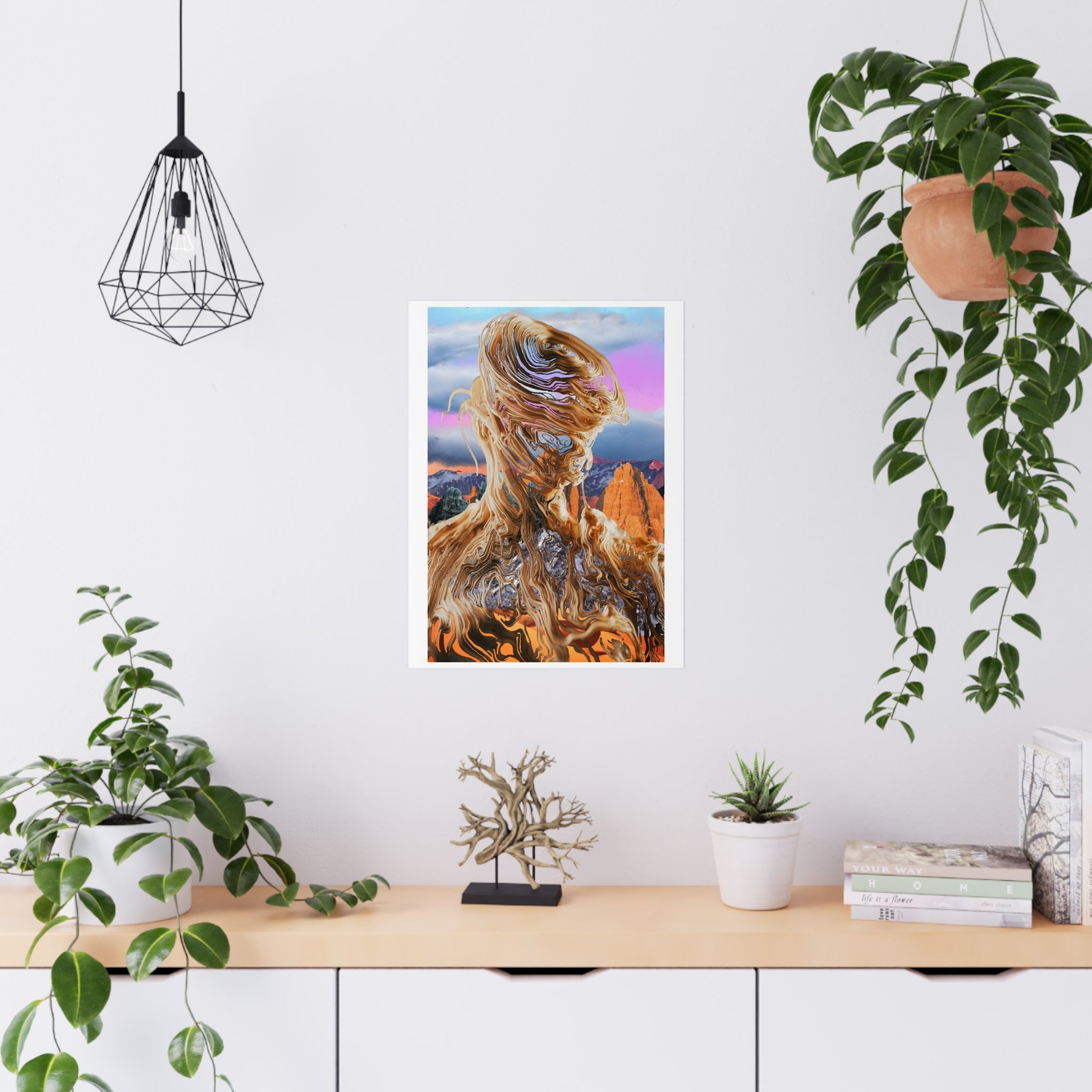 Squiggly Man - Matte Poster