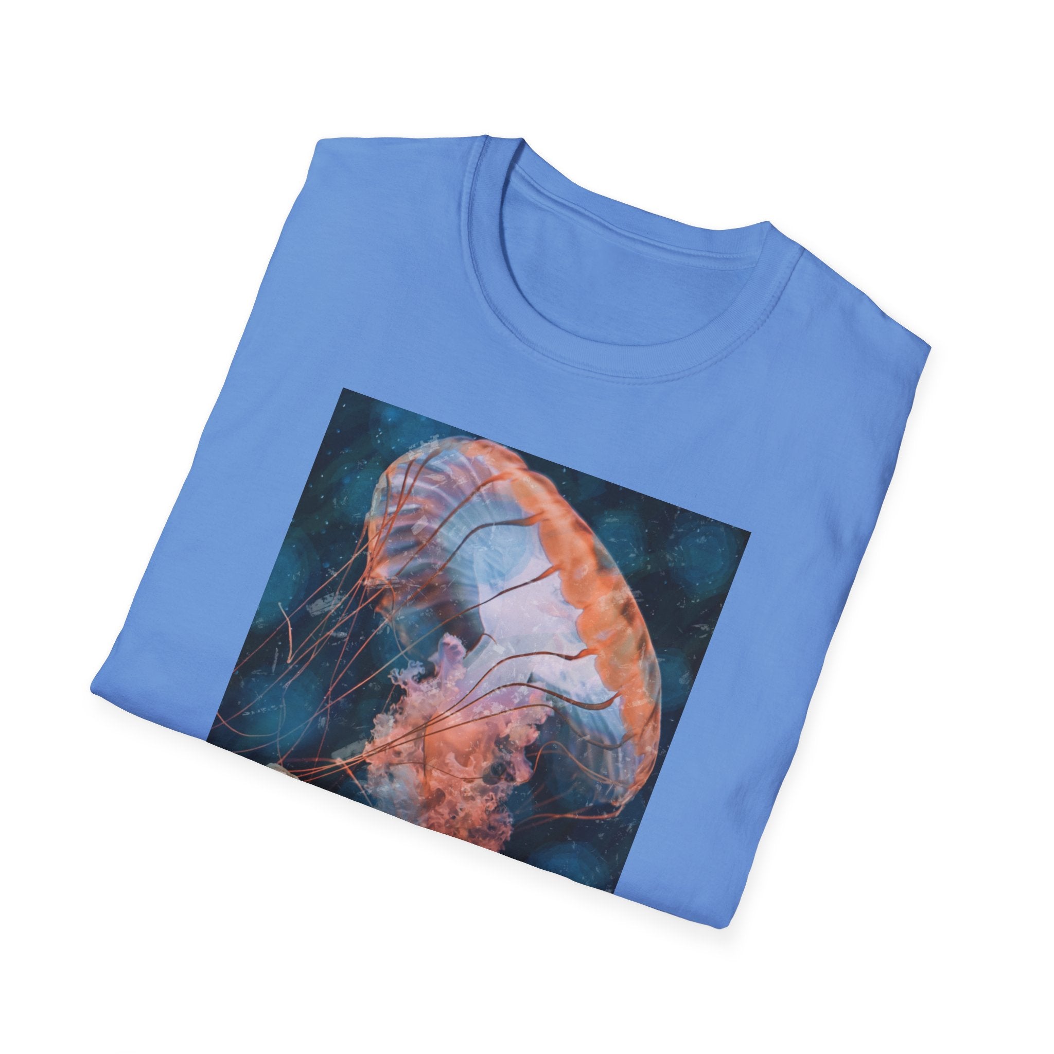 Raining Jellyfish - Unisex Softstyle T-Shirt