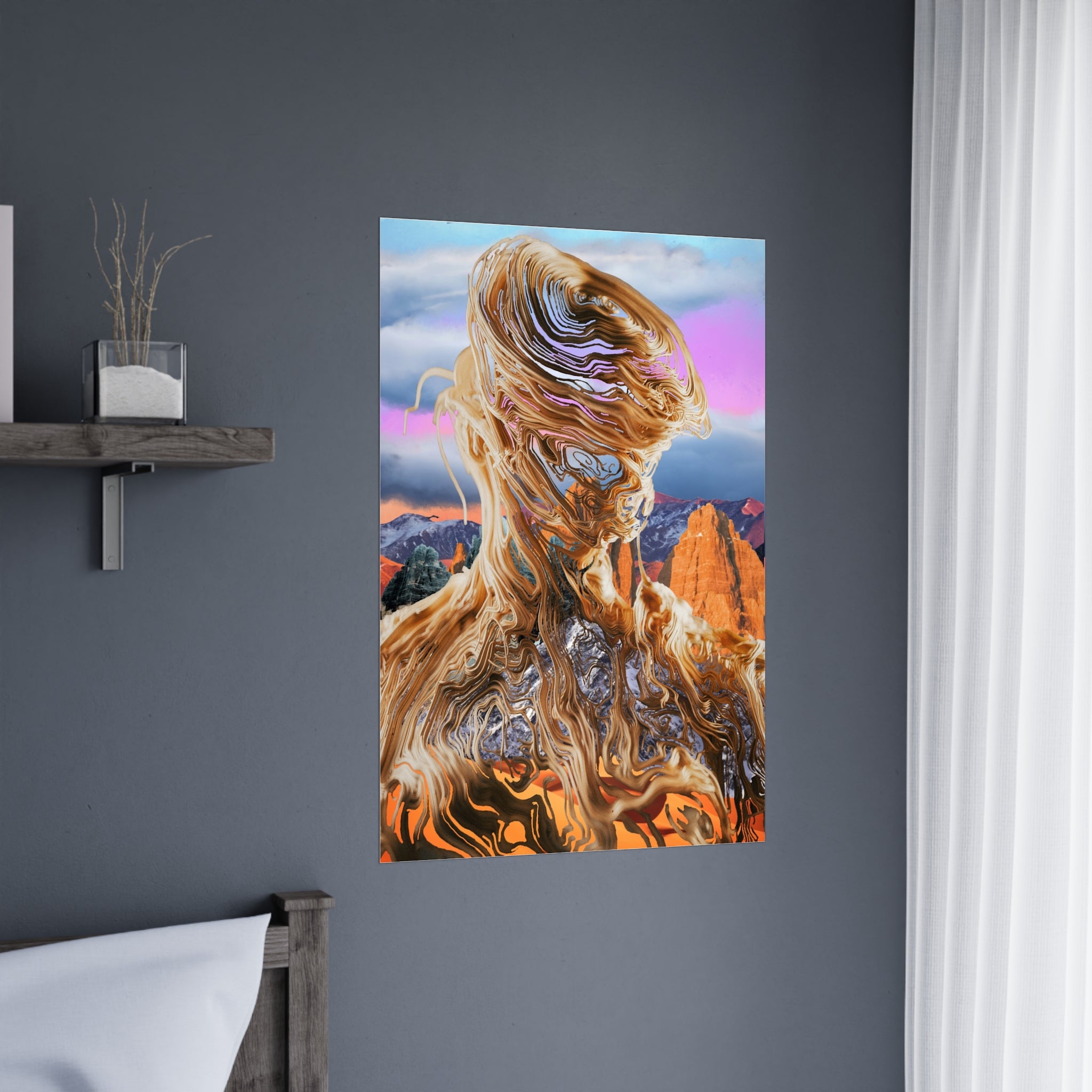 Squiggly Man - Matte Poster