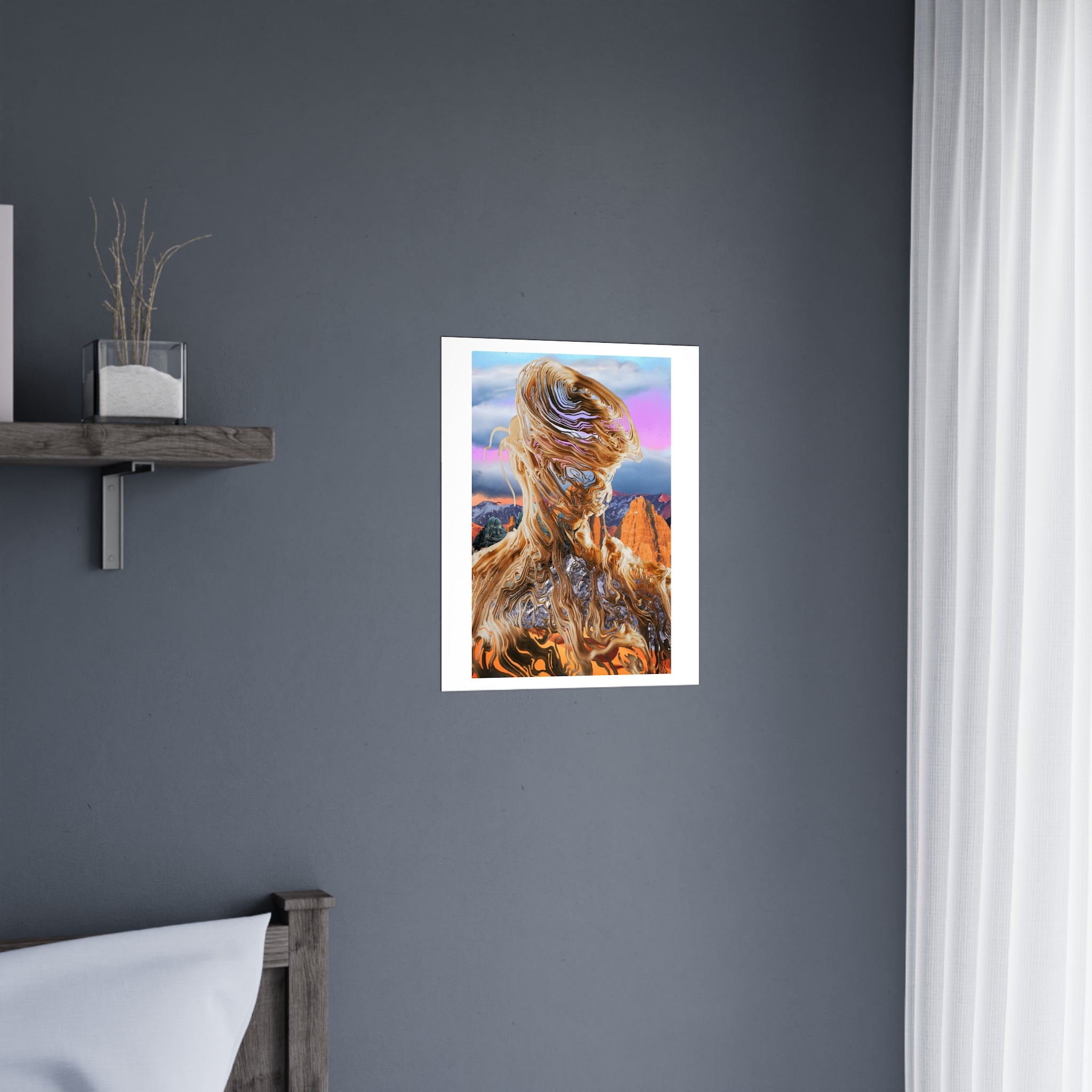 Squiggly Man - Matte Poster