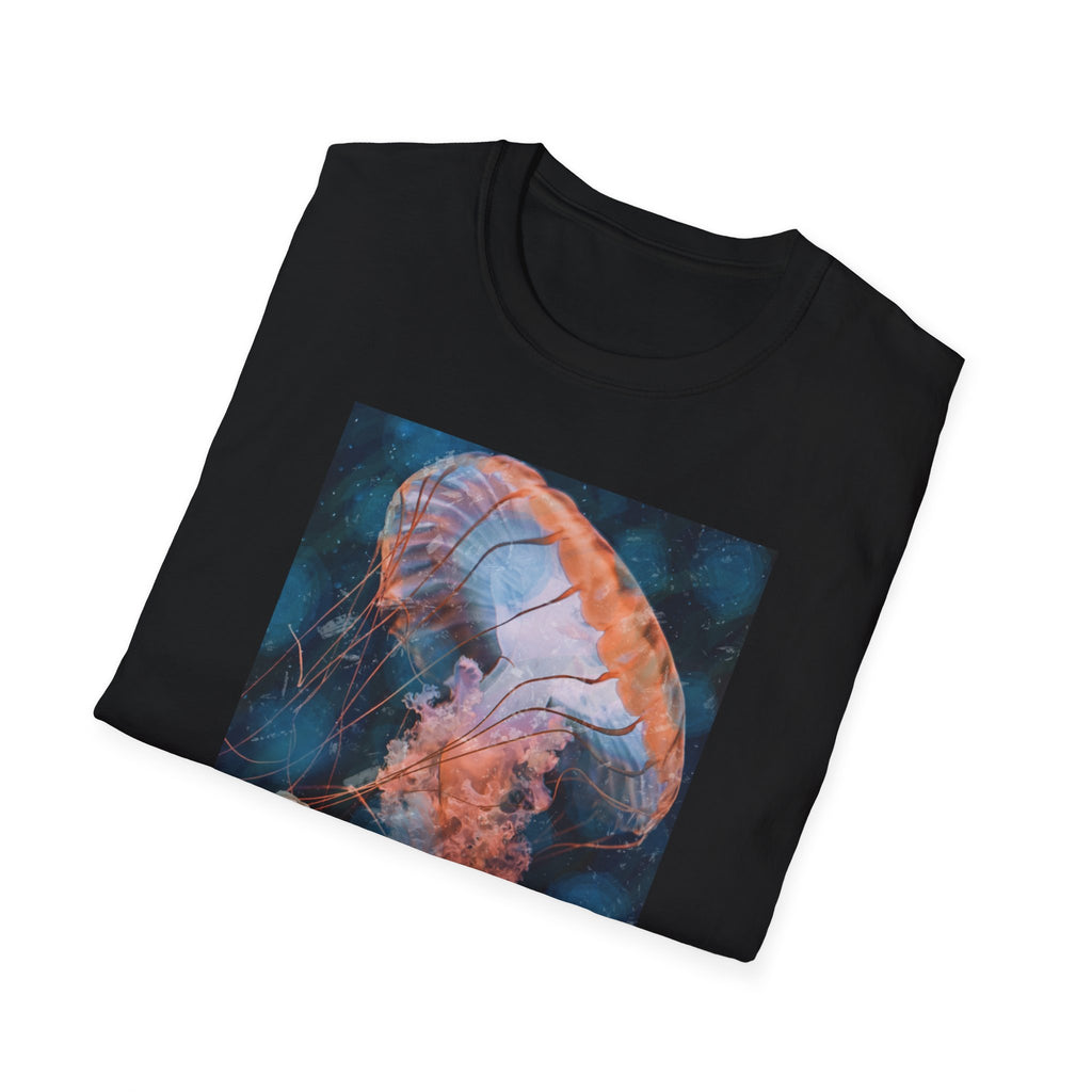Raining Jellyfish - Unisex Softstyle T-Shirt